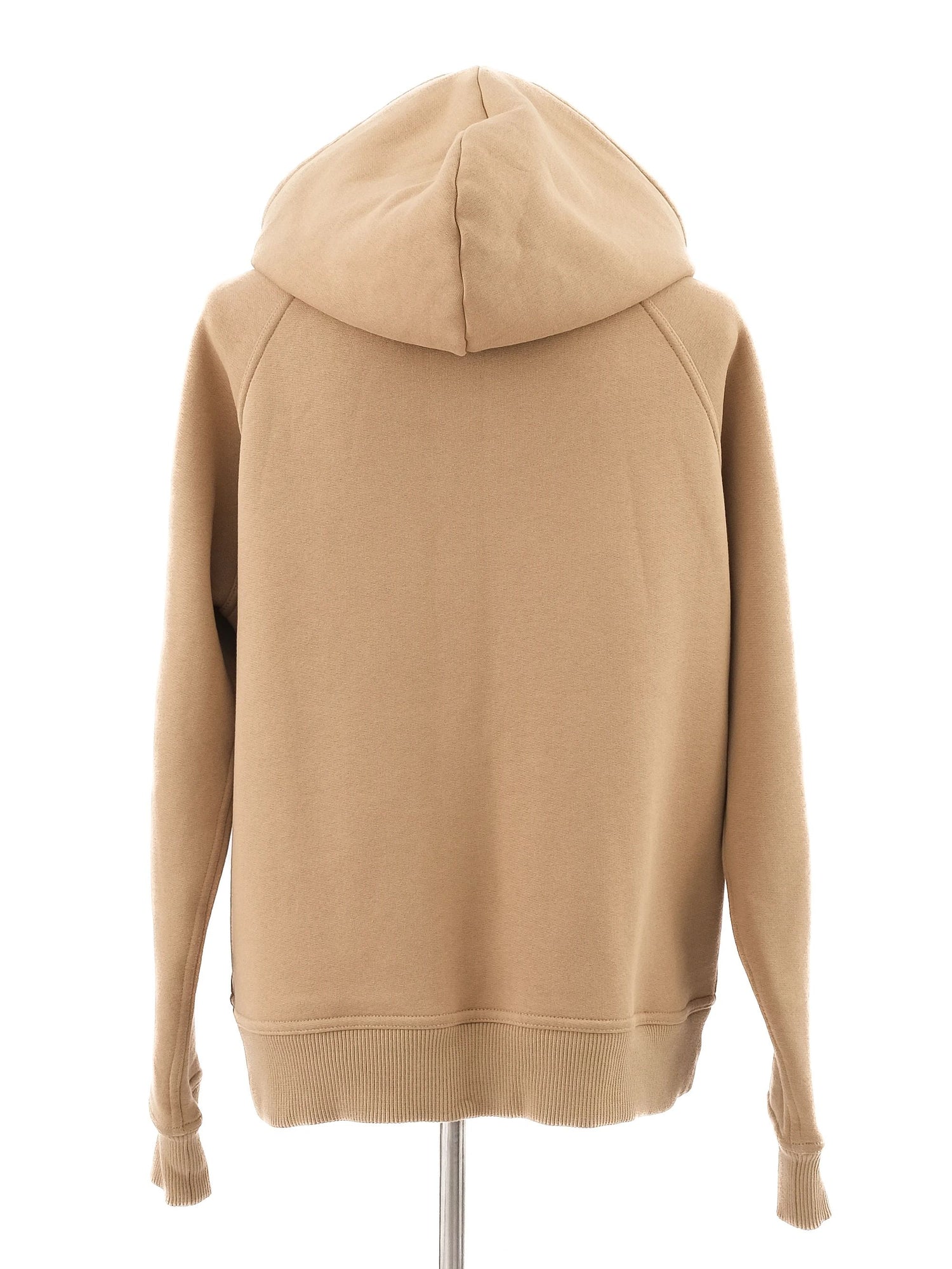 Burberry Orange Zip-Up Hoodie L Excellent Condition Women