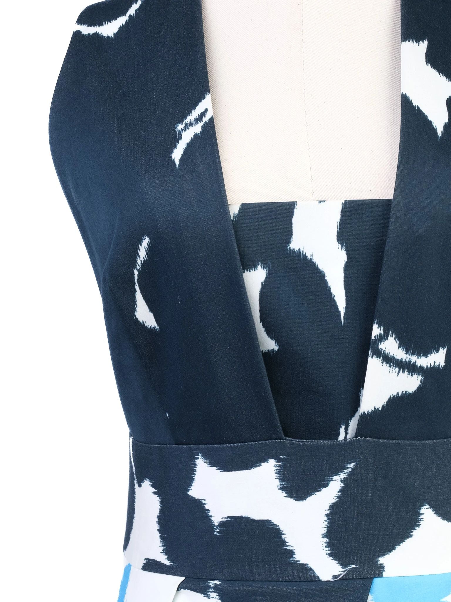 Excellent Milly Sleeveless Floral Dress Deep V Neckline Size N/A