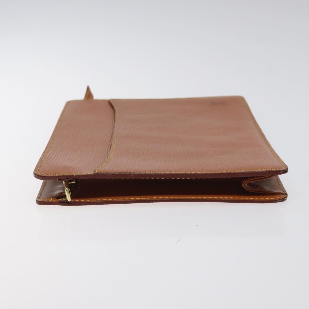 Louis Vuitton Epi Pochette Homme Clutch Bag Zipangu Gold M 52528 Lv Auth