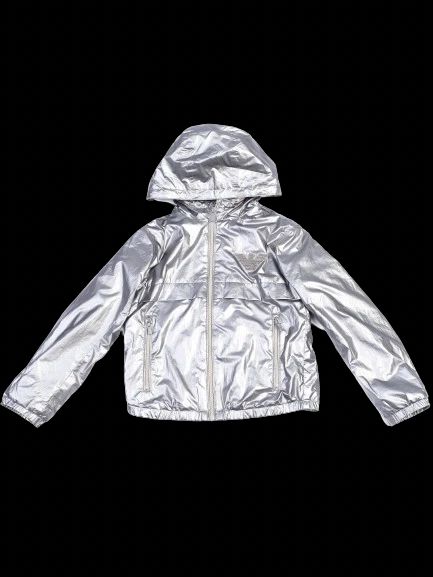 Excellent Emporio Armani Gray Hooded Jacket for Kids Size 6