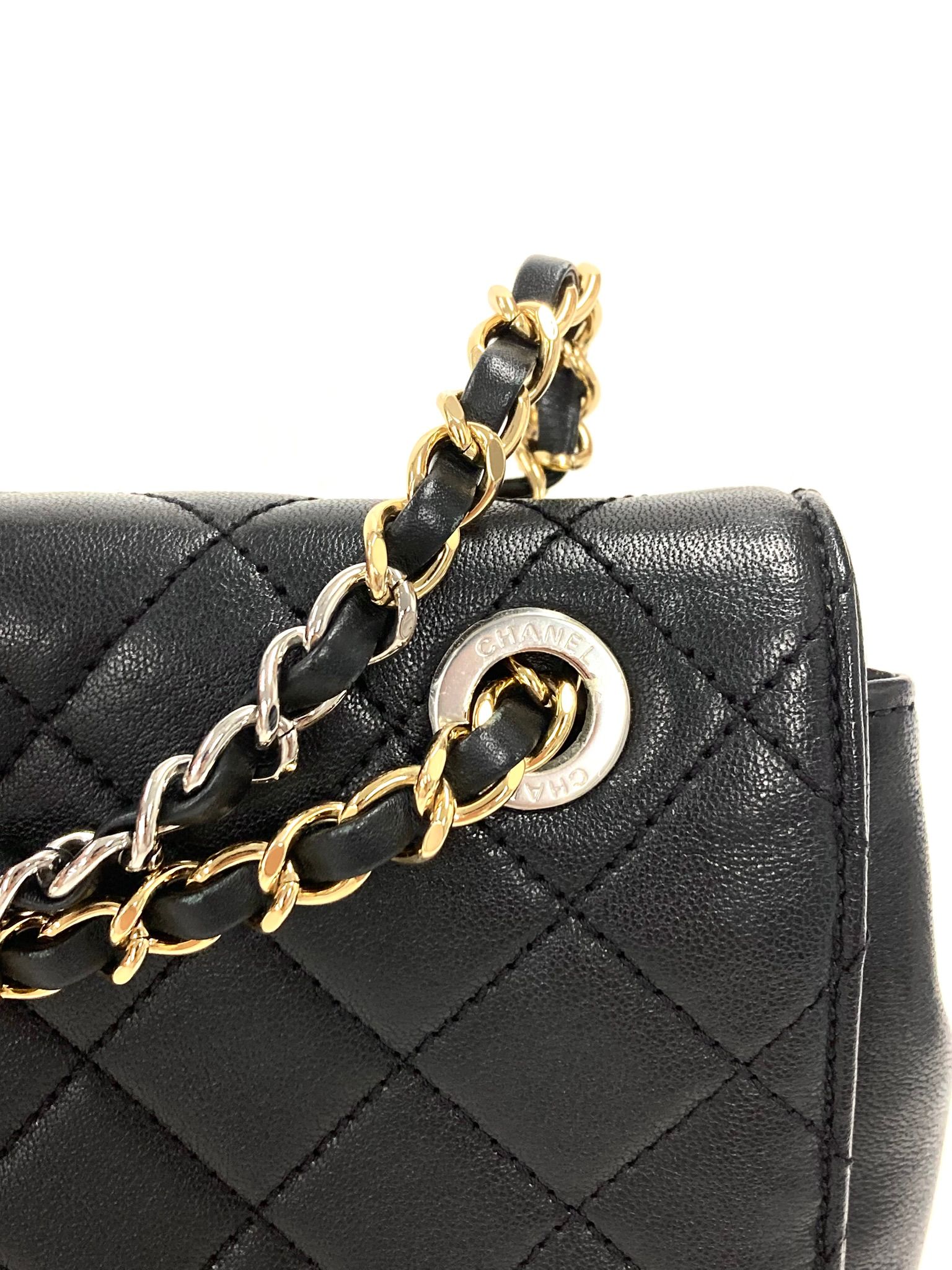 Chanel Single Flap Matelasse Chain Shoulder Black,Lambskin