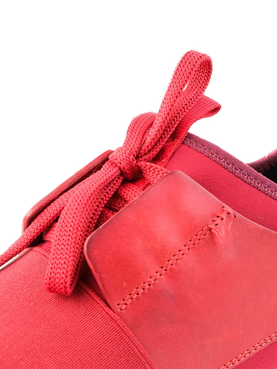 Excellent Balenciaga Red Purple Sneakers Size 38 Fabric