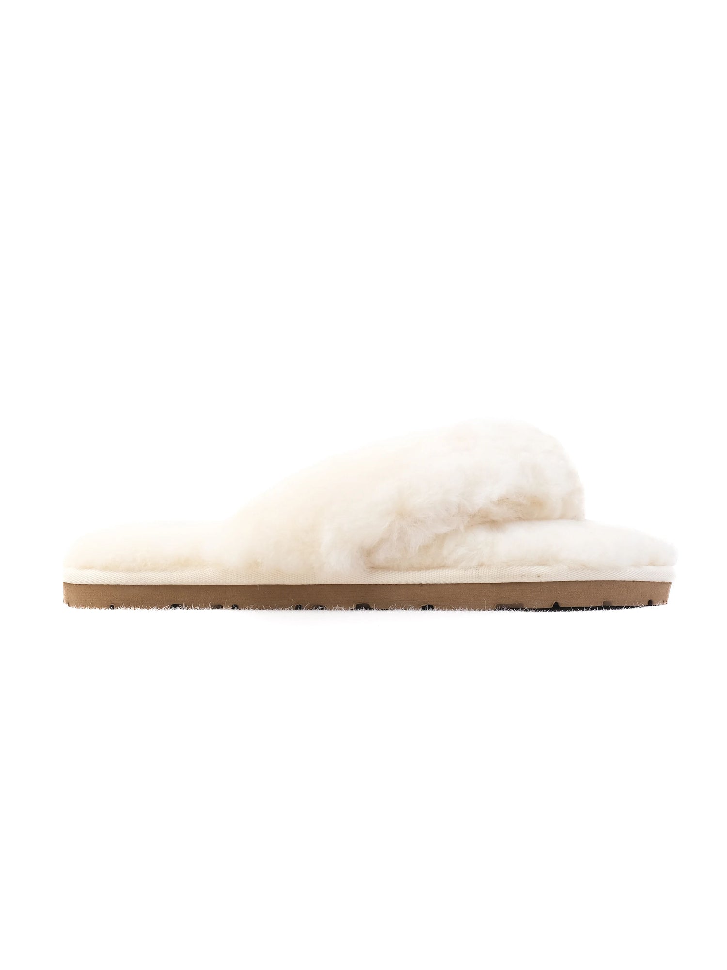 NEW Ugg White Faux Fur Slippers with Decorative Bow for Women