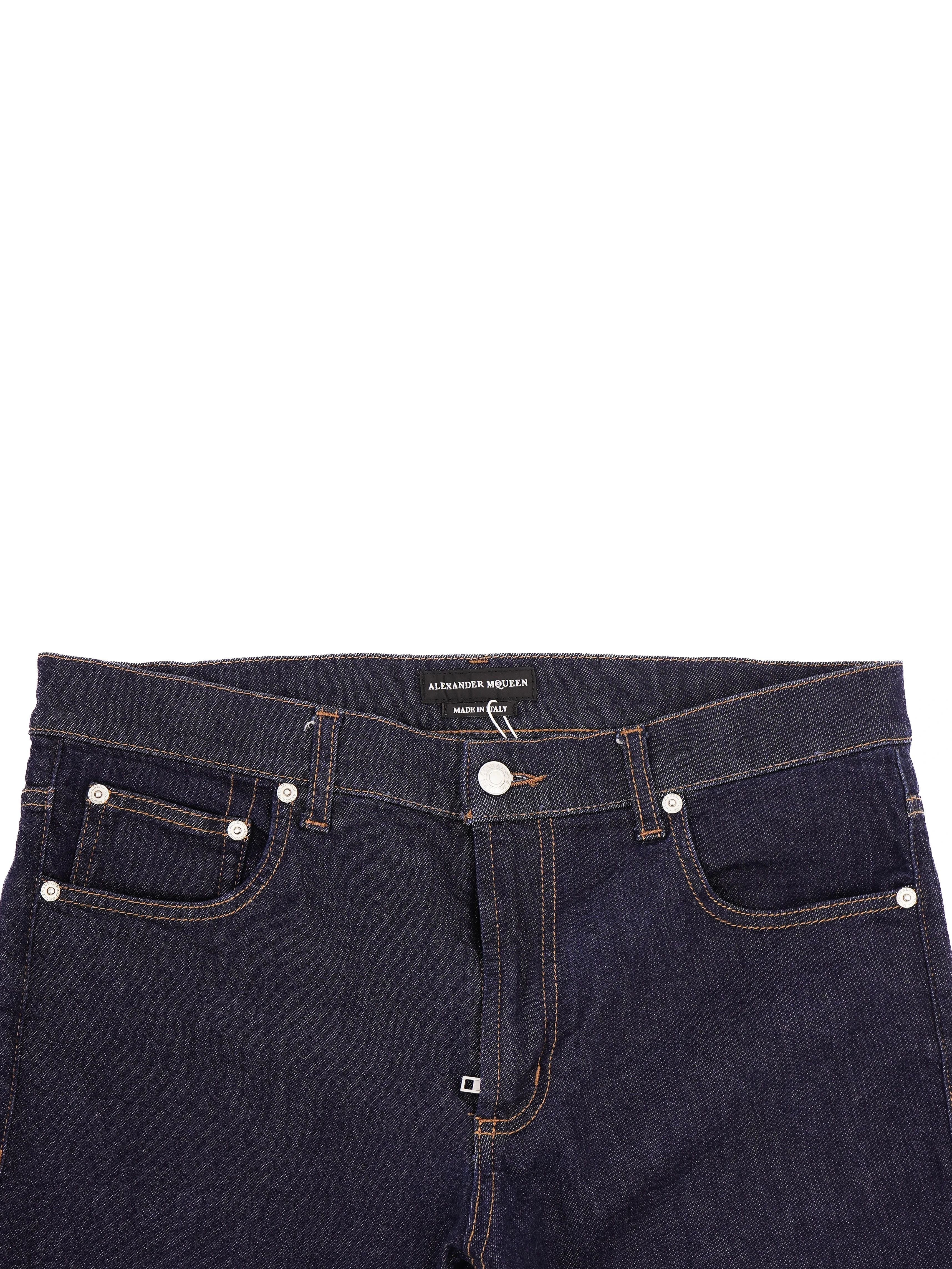 Alexander McQueen Blue Denim Jeans Size M Excellent Condition