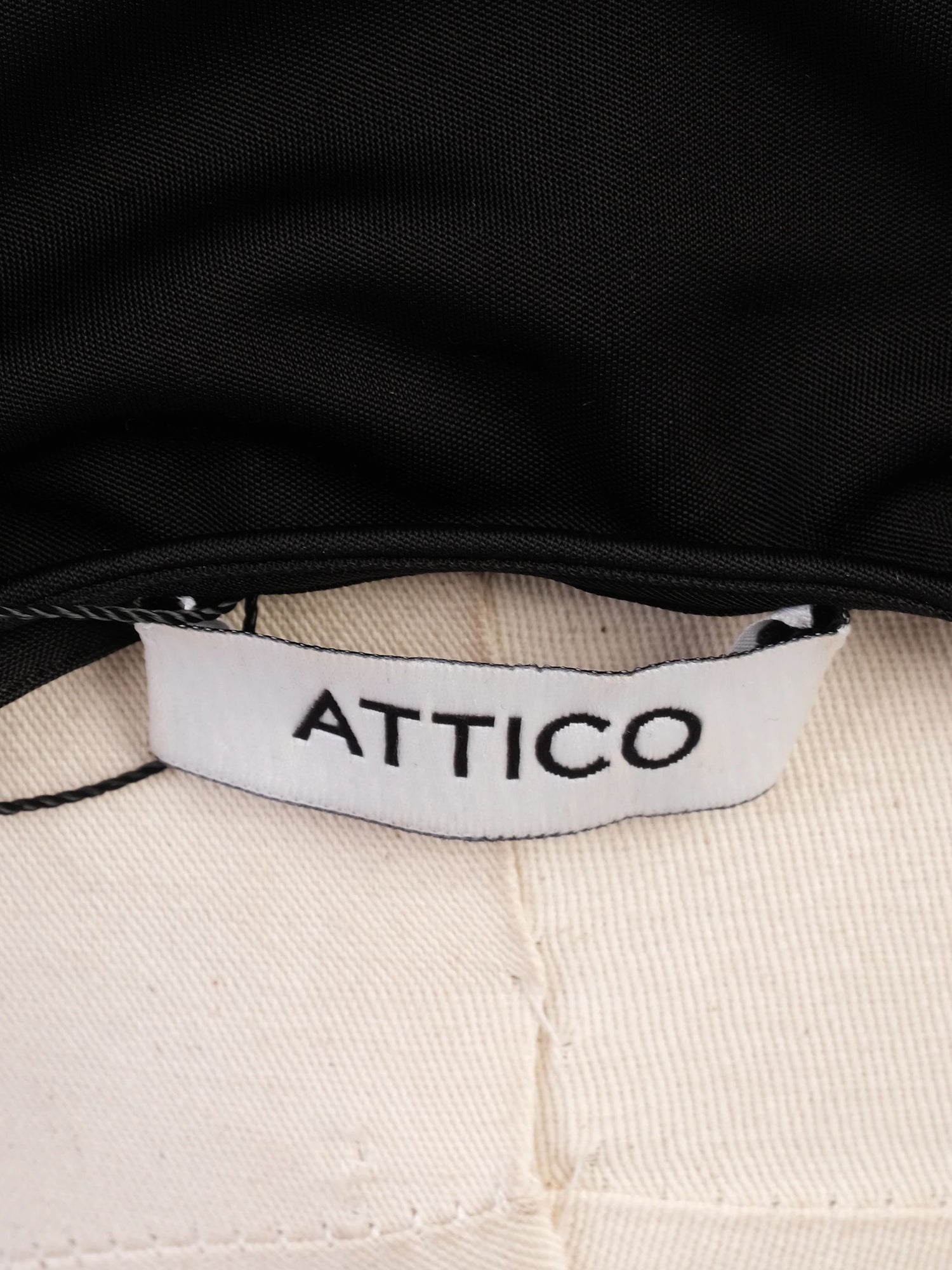 Excellent Attico Black Viscose Dress Size L with Pink Sequins