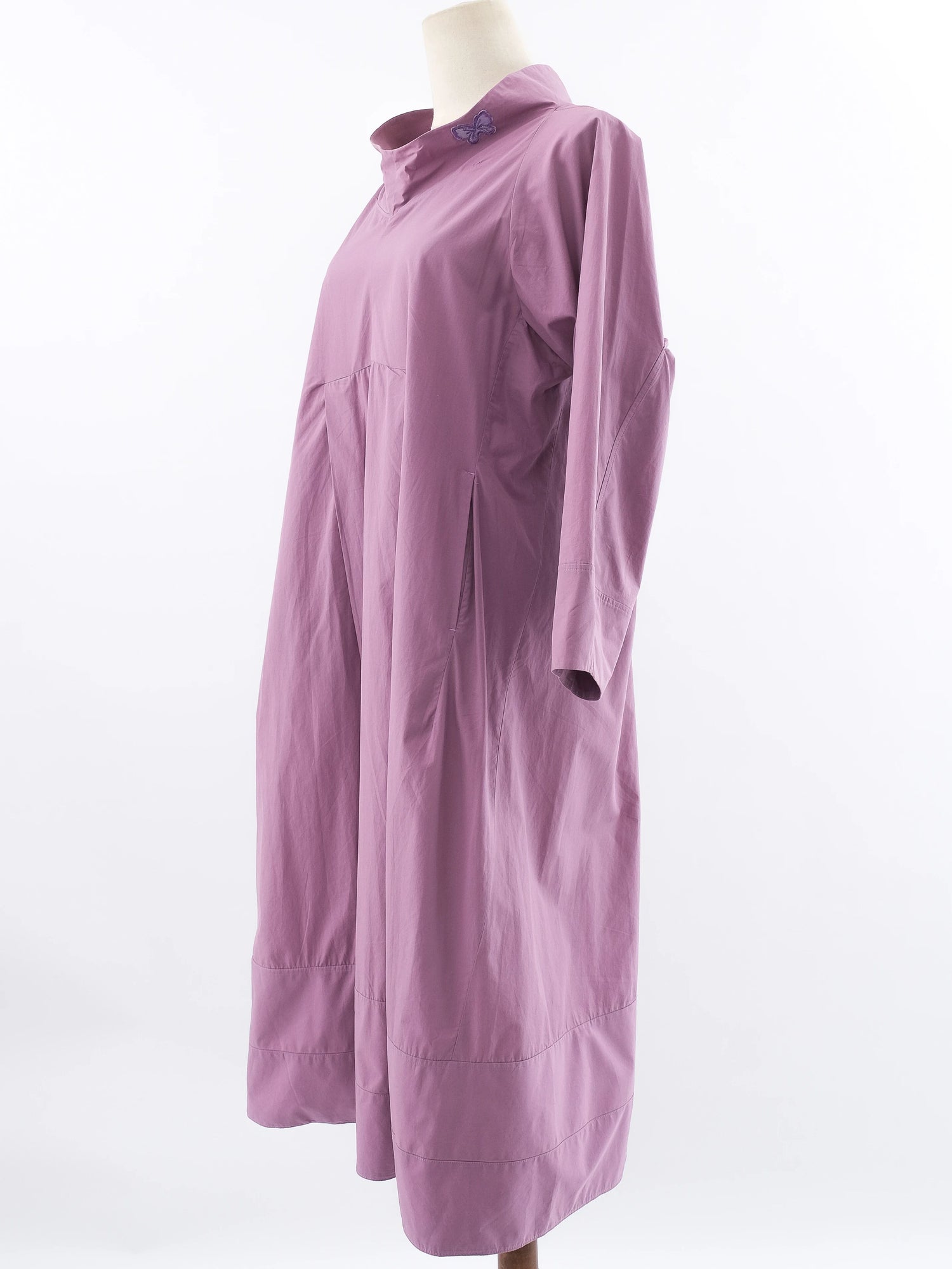 Excellent Jil Sander Pink Cotton Dress Size XL - Long Sleeve