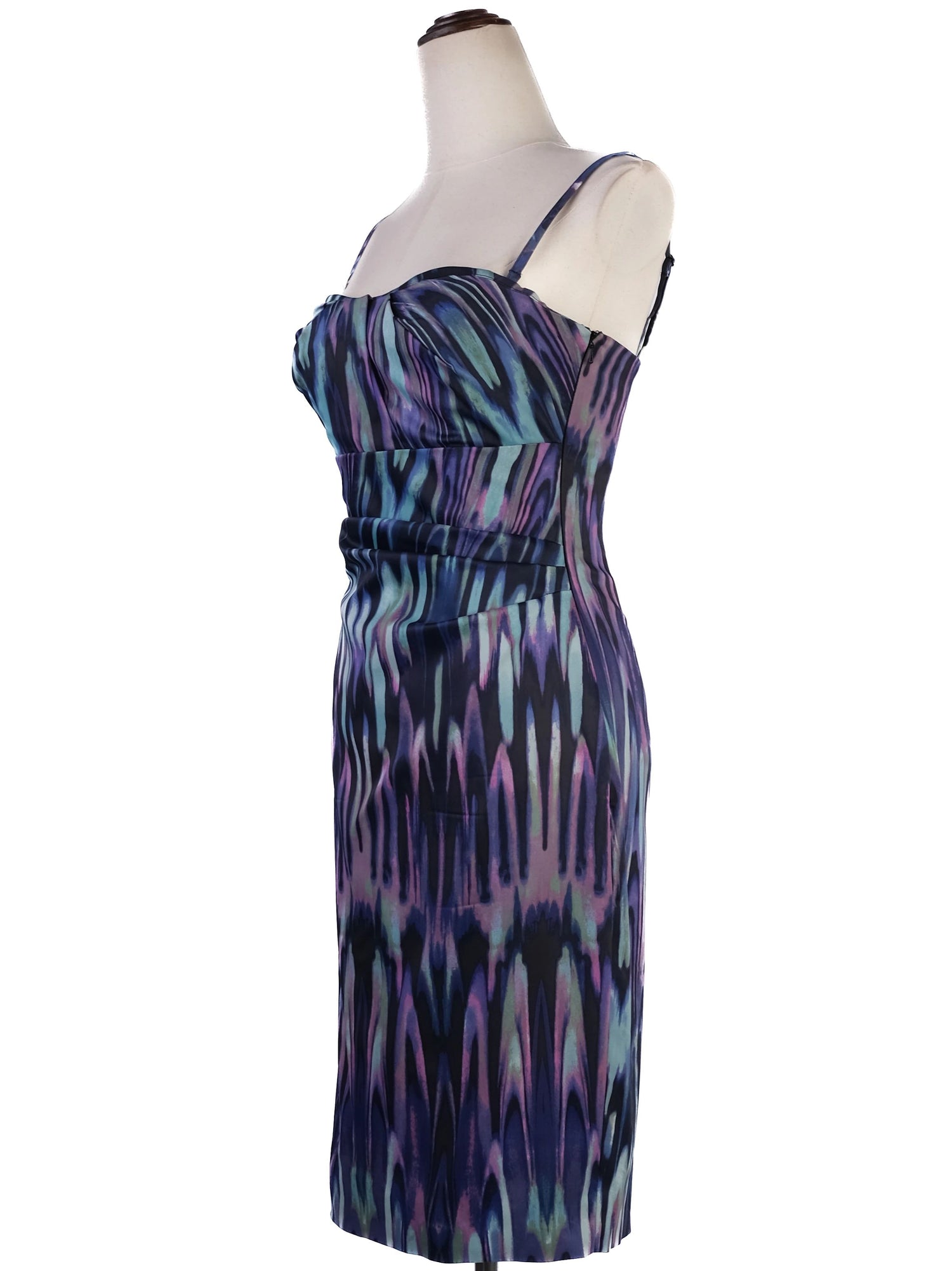 Karen Millen Sleeveless Dress Excellent Condition Abstract Print