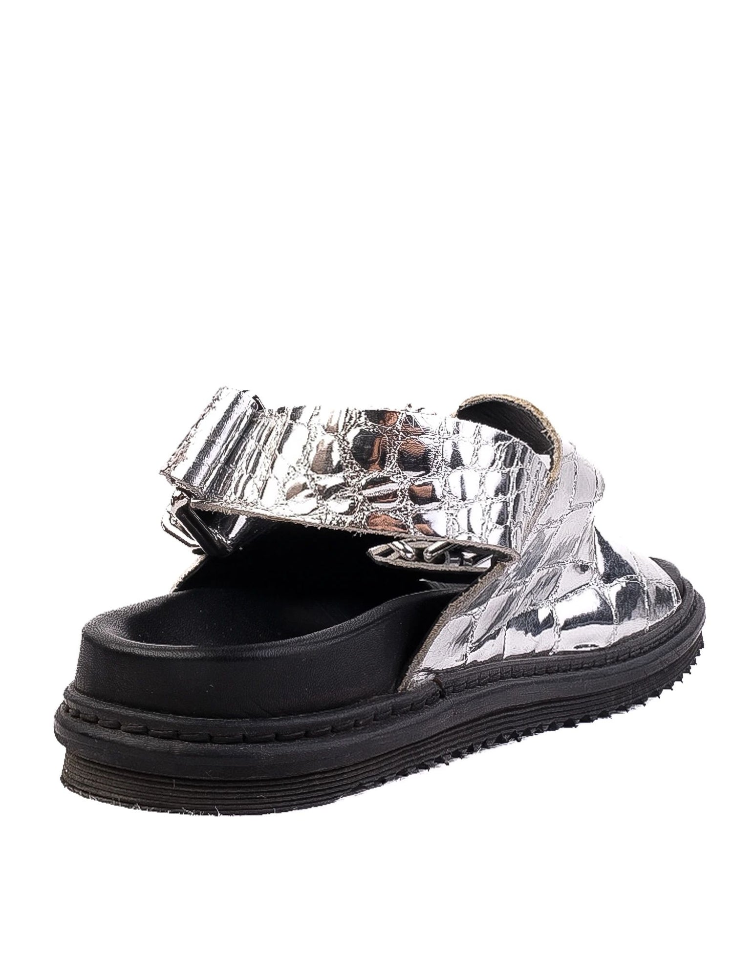 Excellent Zadig&Voltaire Gray Leather Sandals Size 37