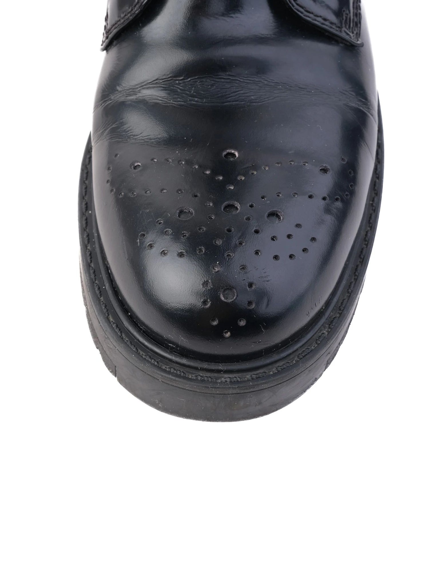 Prada Black Leather Ankle Boots with Laces & Side Zipper, Size 38