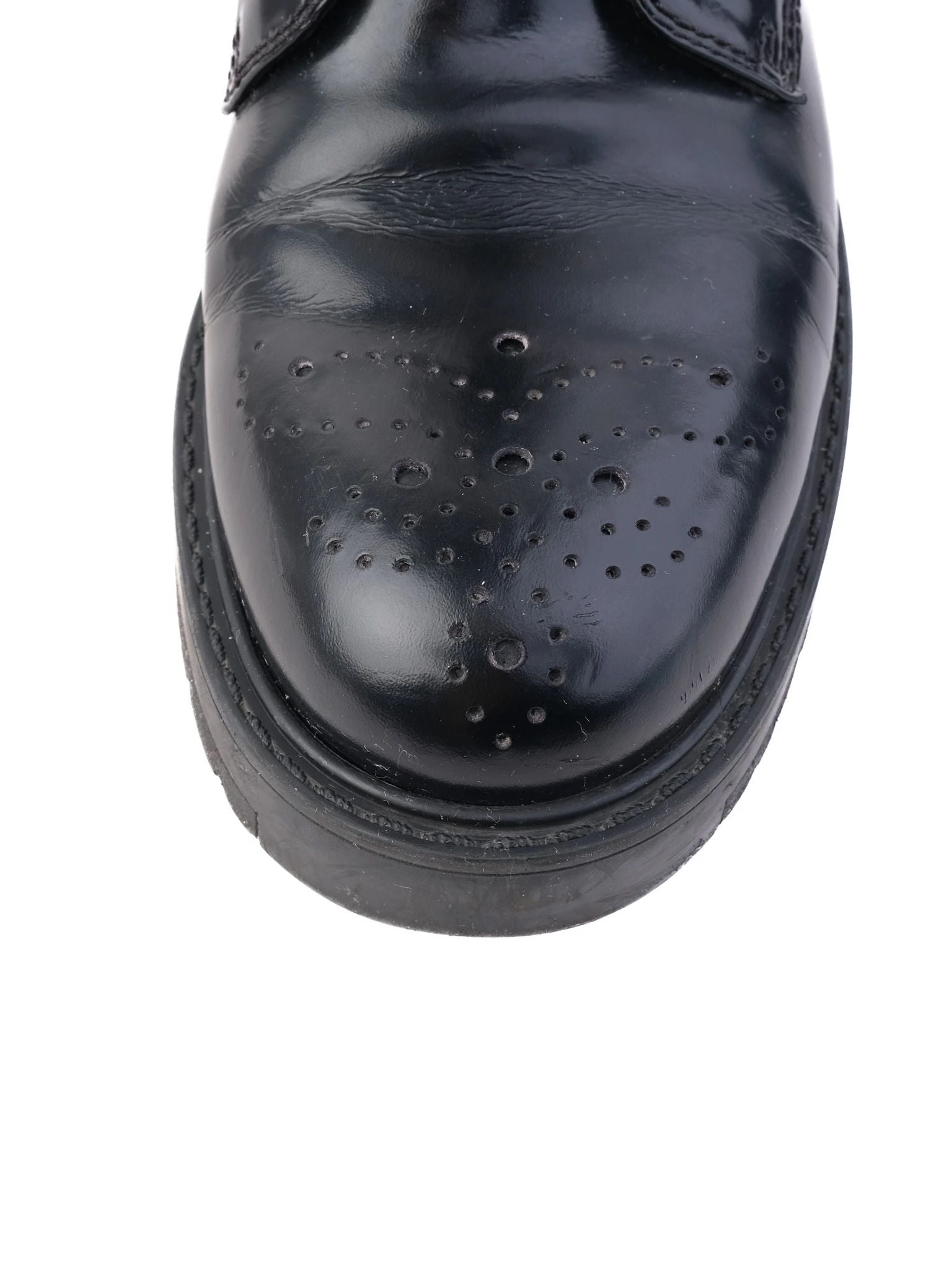 Prada Black Leather Ankle Boots with Laces & Side Zipper, Size 38
