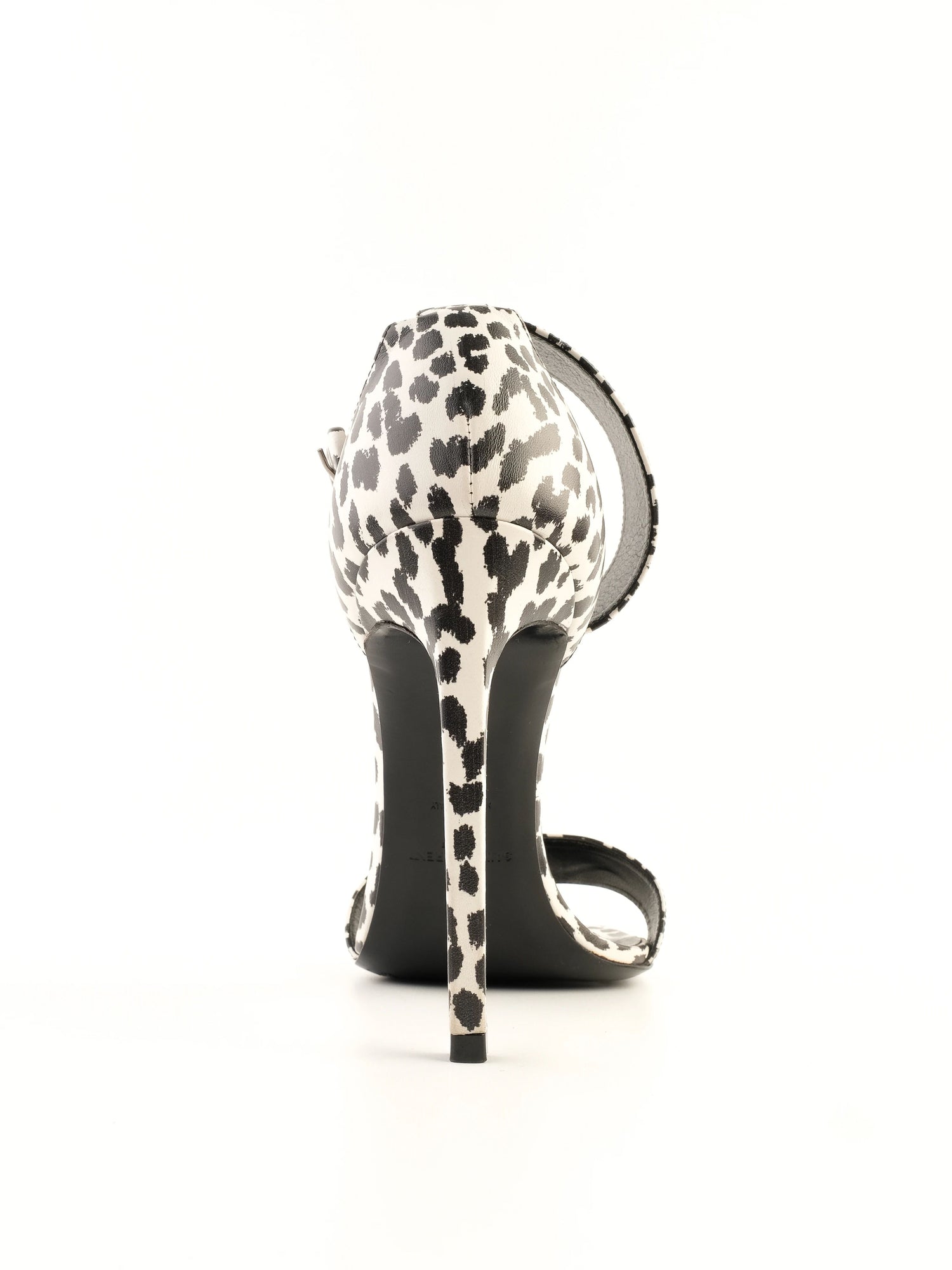 Excellent Saint Laurent High-Heeled Shoes Animal Print Leather Size 38