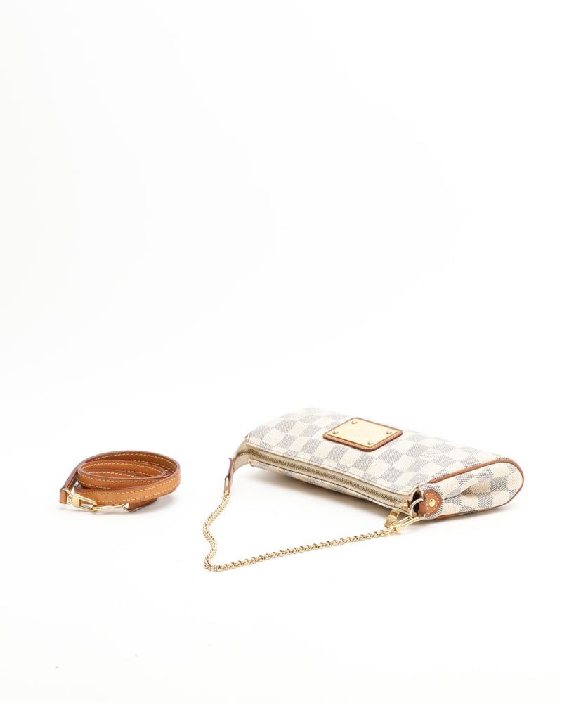 Louis Vuitton Damier Azur Eva Pochette Bag