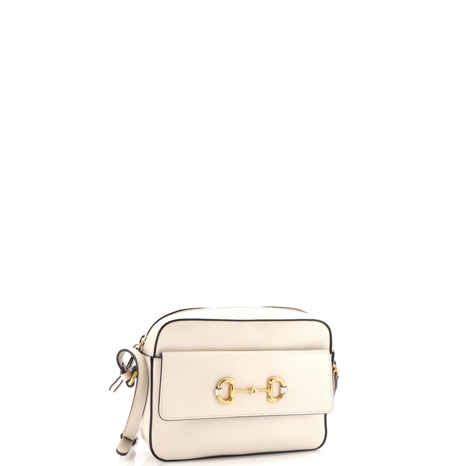 Horsebit 1955 Flap Pocket Camera Bag Leather Small