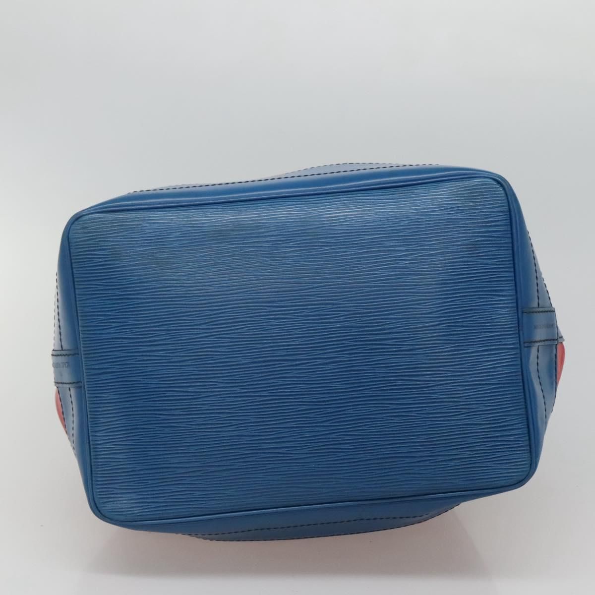 Louis Vuitton Epi Noe Shoulder Bag Bicolor Red Blue M 44084 Lv Auth