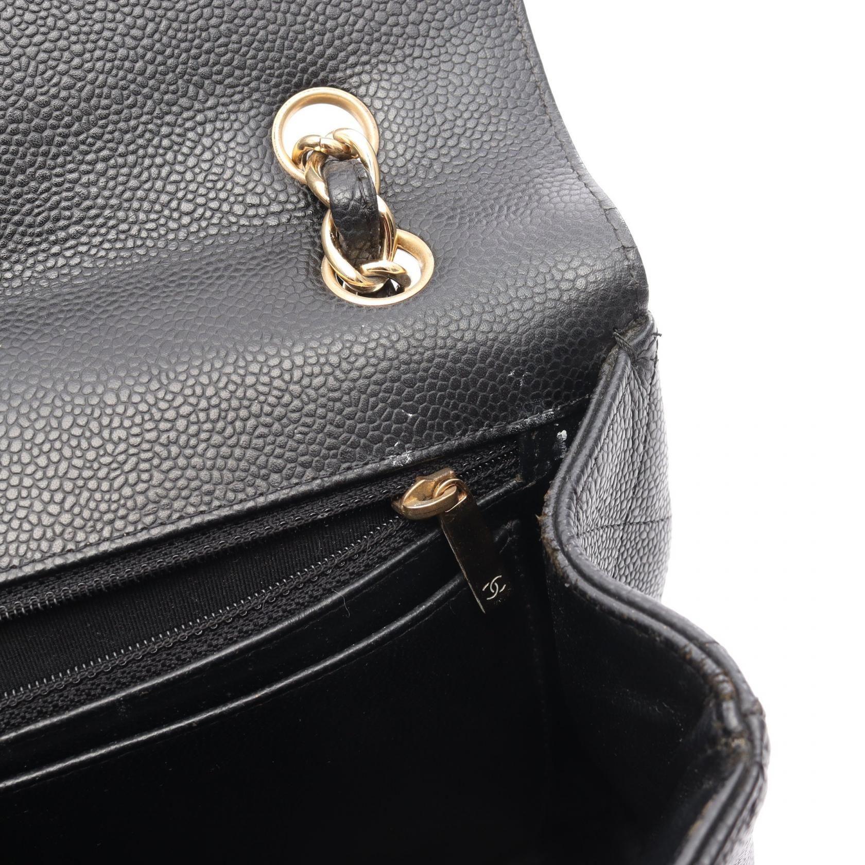 Chanel Black Big Matelasse 34 Shoulder Bag Calfskin (cowhide)