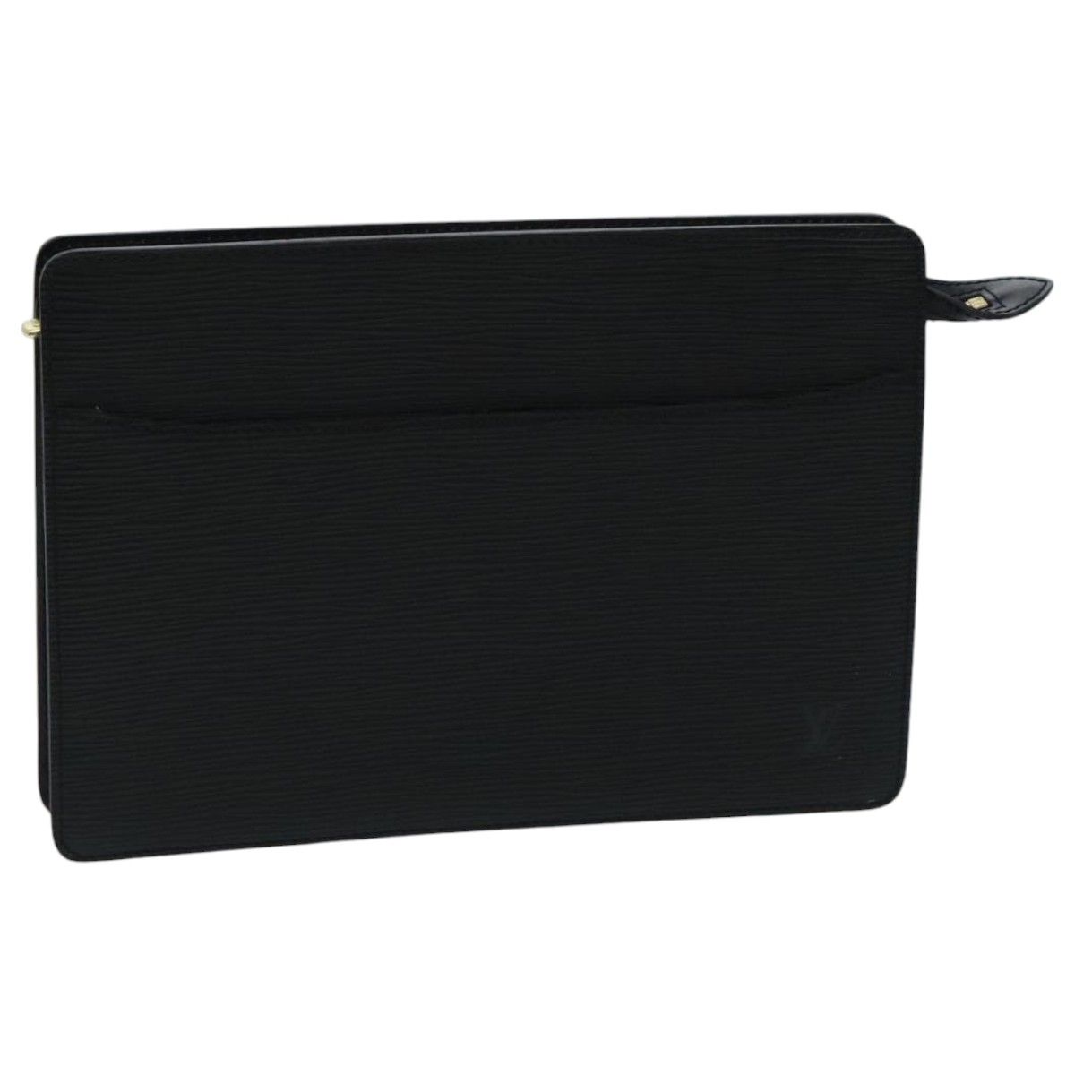 Louis Vuitton Epi Pochette Homme Clutch Bag Black Noir M 52522 Lv Auth