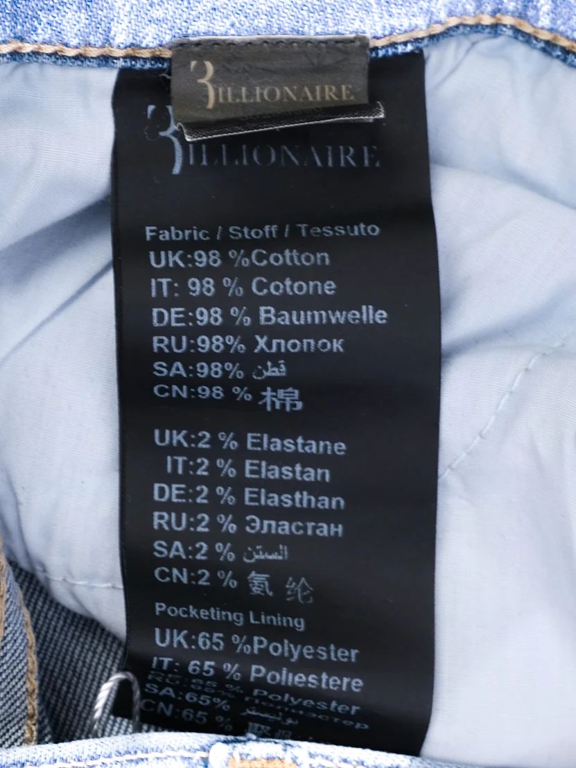 Excellent Billionaire Blue Denim Jeans for Kids Size 10