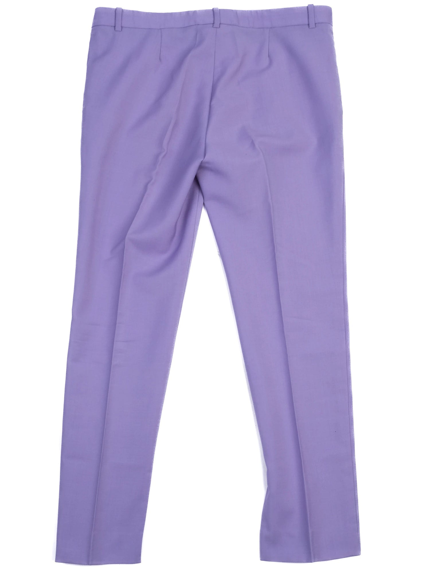 Excellent Versace Pink Wool Trousers Size L Made in Italy