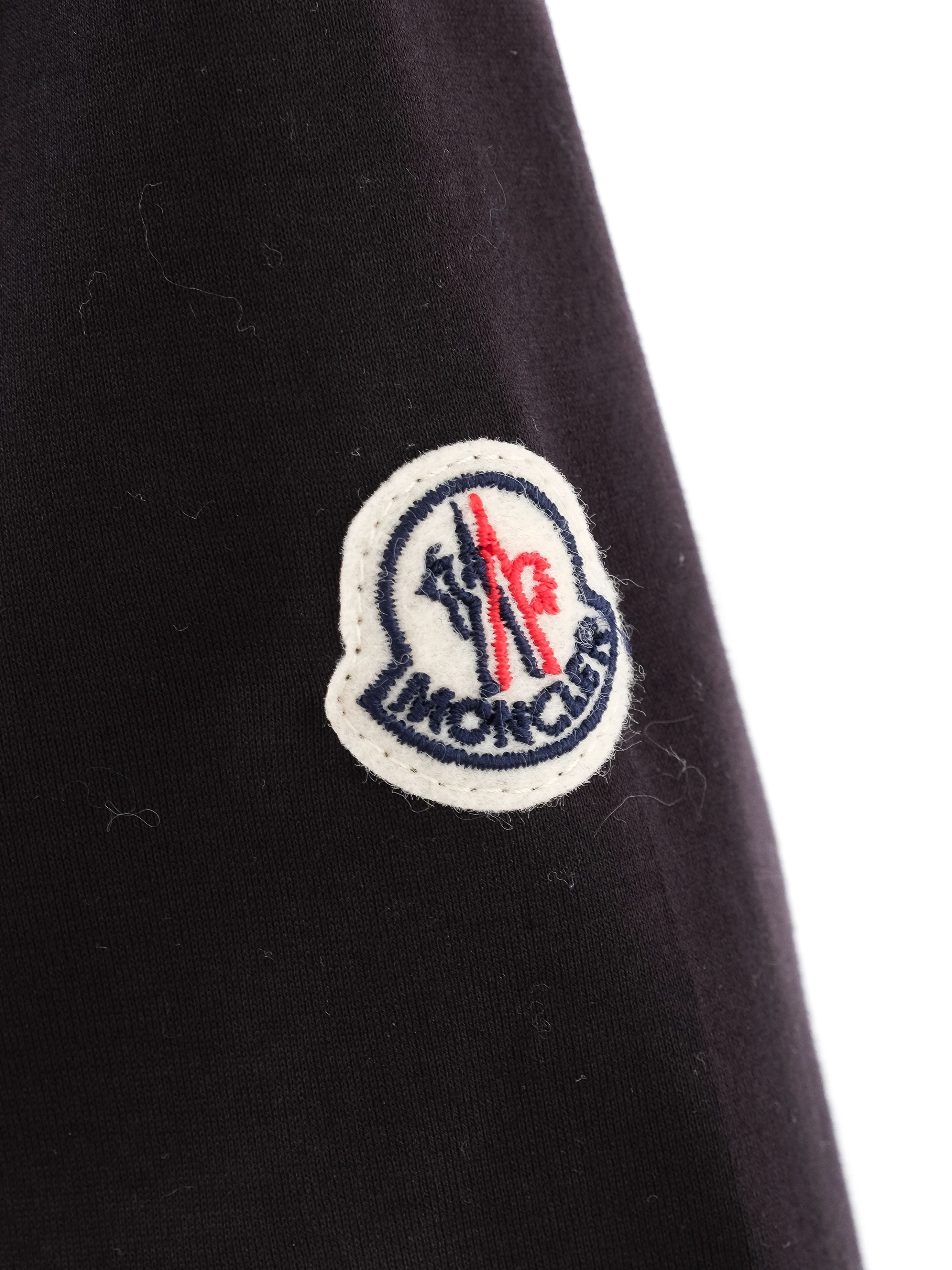 Excellent Moncler Black Floral Pattern T-Shirt Size M Women