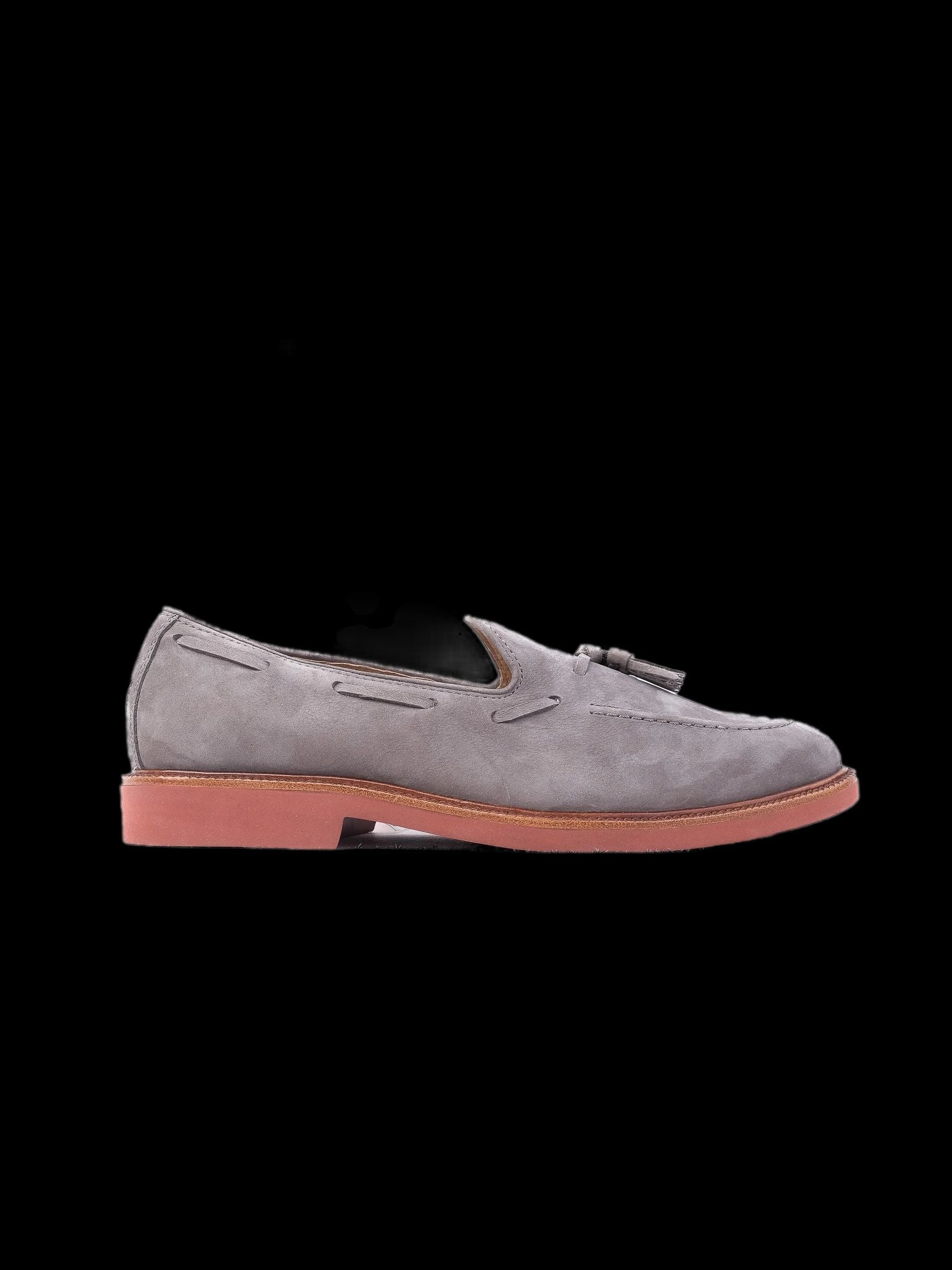 Polo Ralph Lauren Gray Genuine Suede Loafers Size 39.5