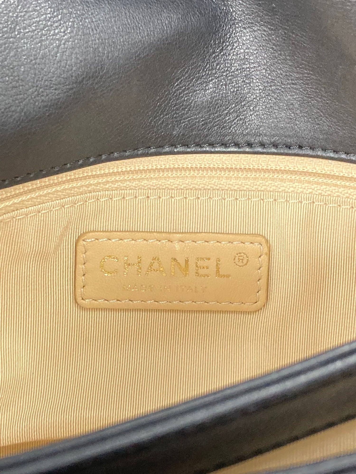 Chanel Medium Calfskin CC Crown Flap Bag