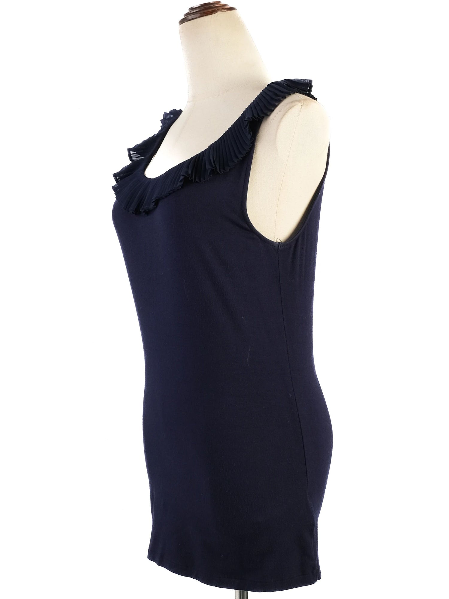 Excellent Ralph Lauren Navy Blue Sleeveless Dress Size XS