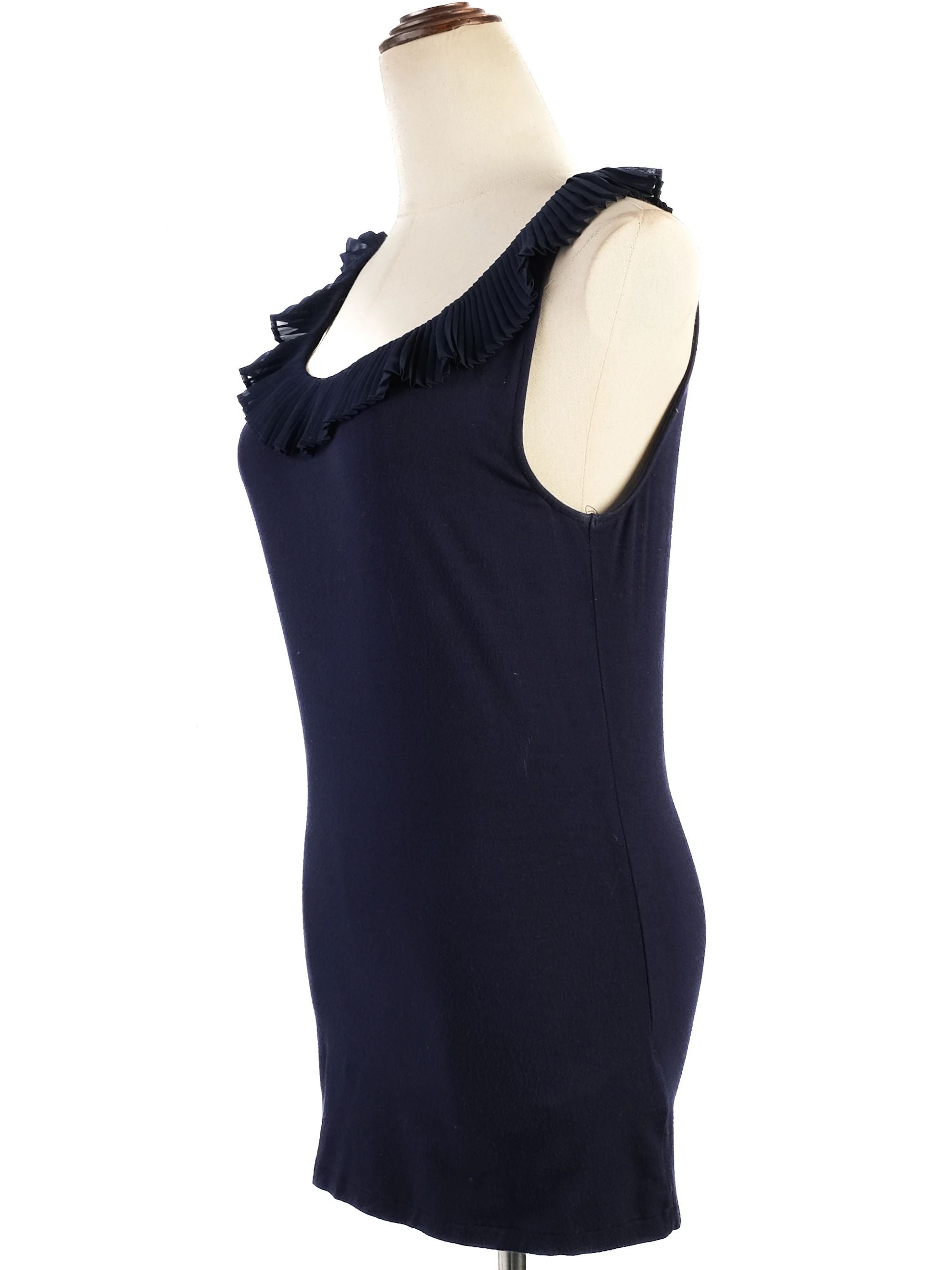 Excellent Ralph Lauren Navy Blue Sleeveless Dress Size XS