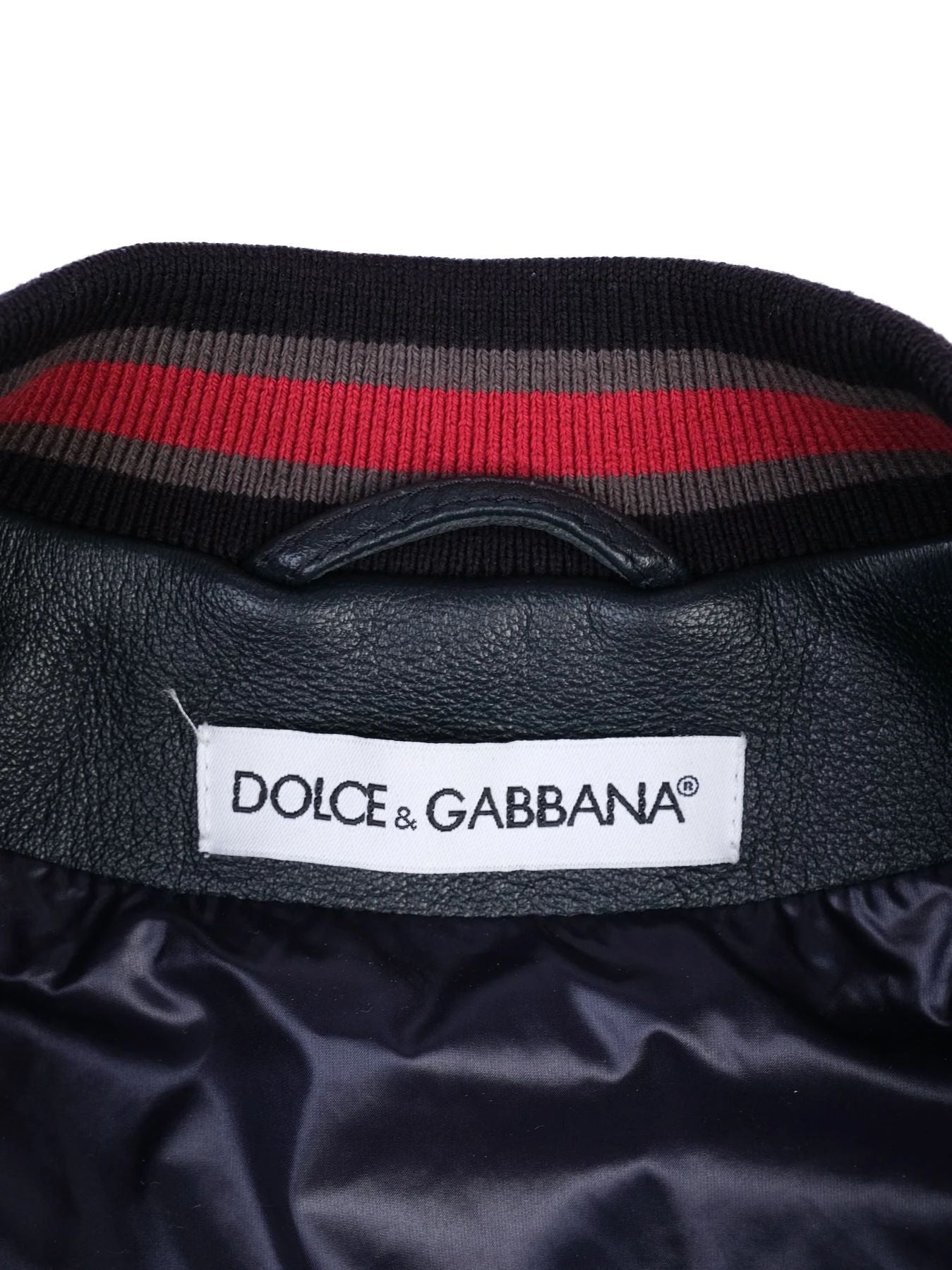 Excellent Dolce Gabbana Leather Kids Jacket Size 5 - Embroidered Design