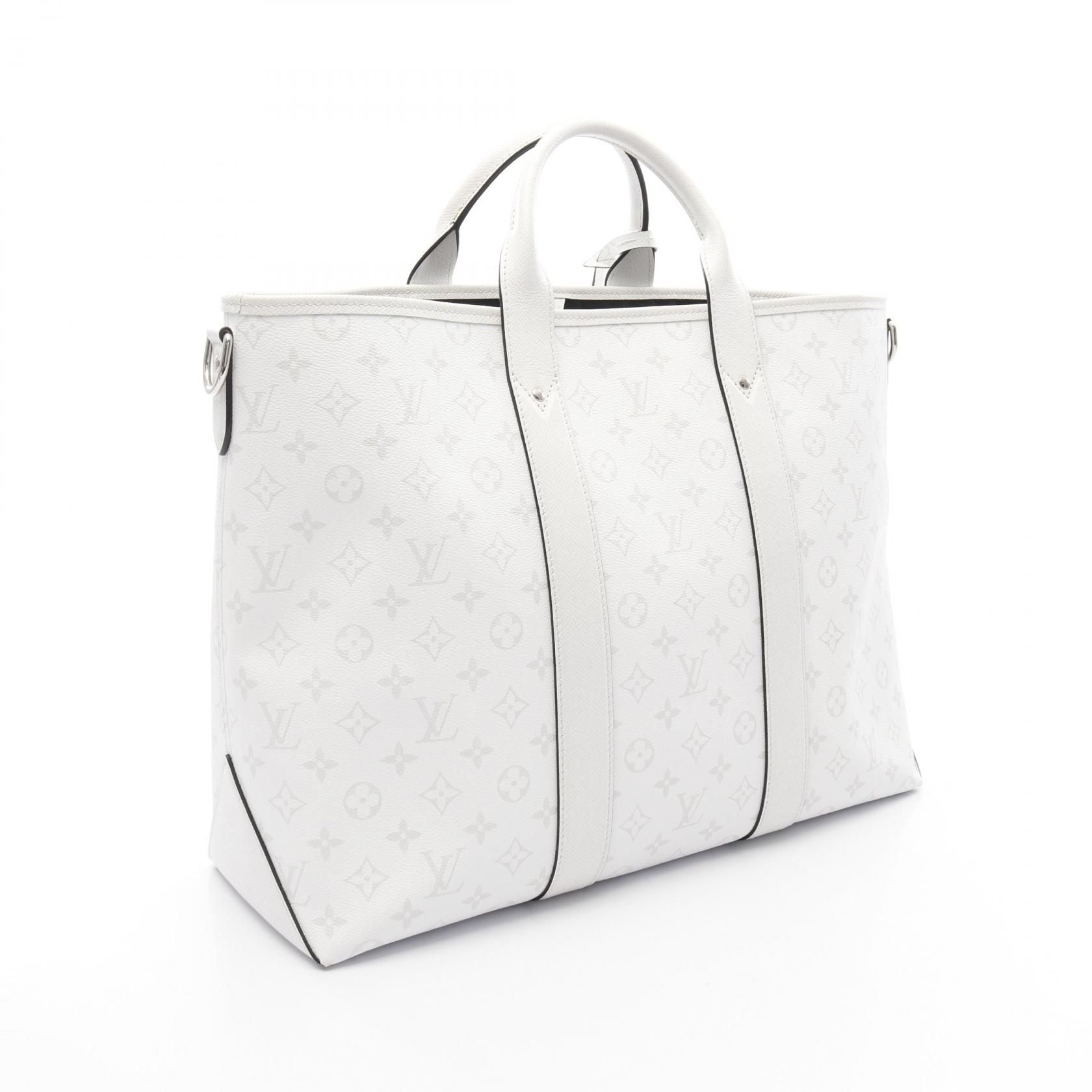 Louis Vuitton Weekend Tote Nm Blanc White Tote Bag M 30919