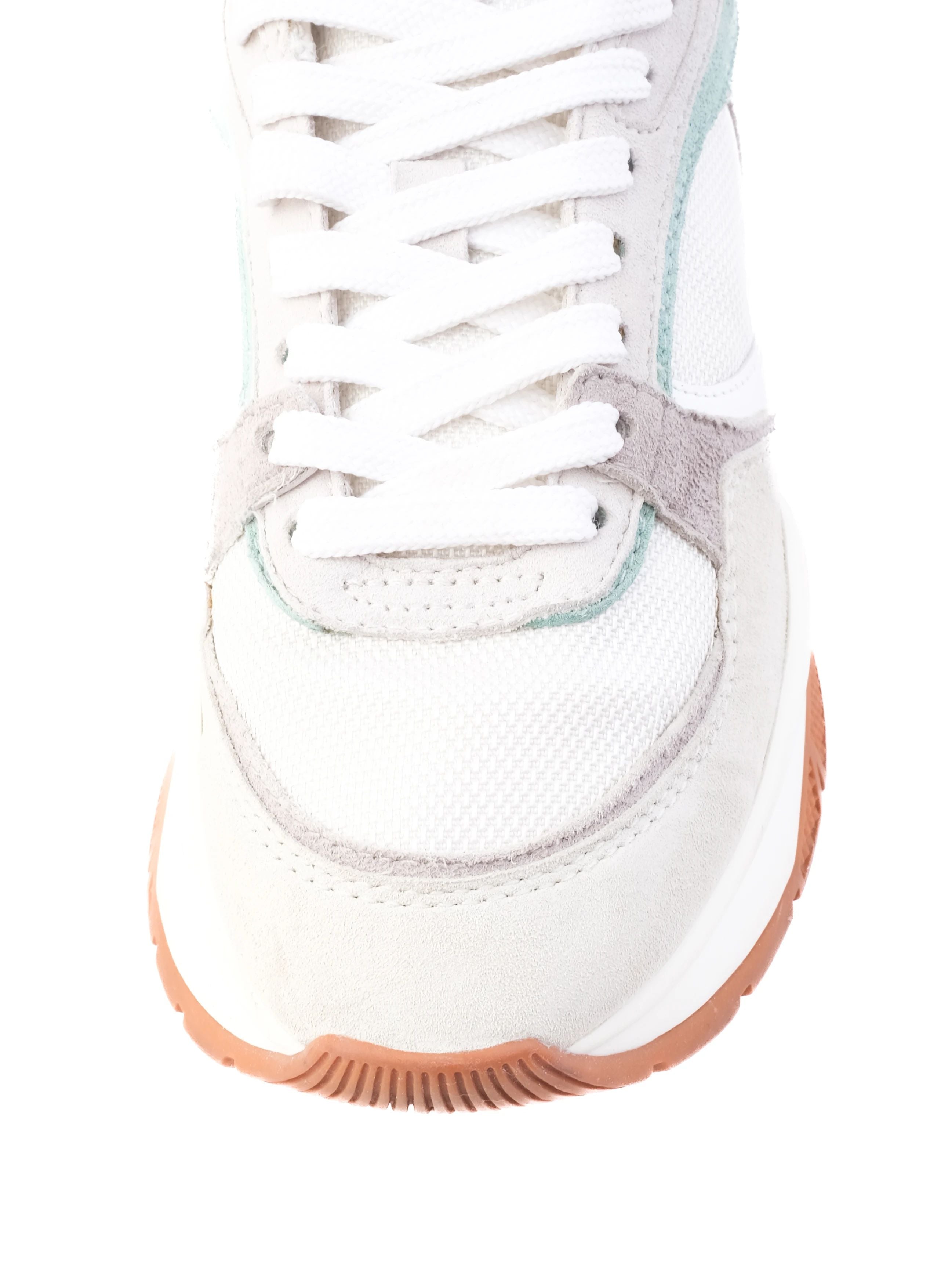 Perfect Jimmy Choo Women Sneakers White Gray Light Blue Fabric