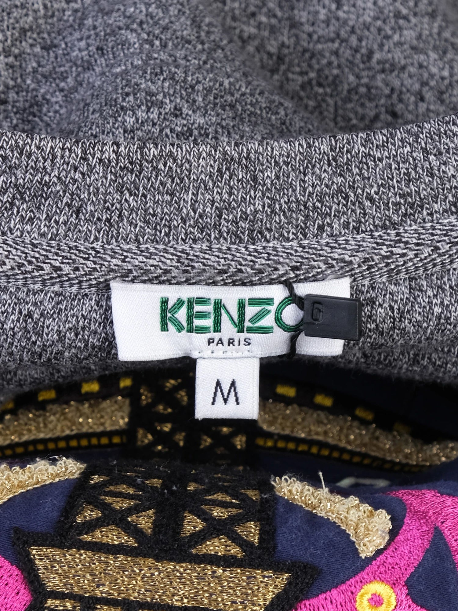 Excellent Kenzo Paris Gray Cotton Sweatshirt Size M Women&