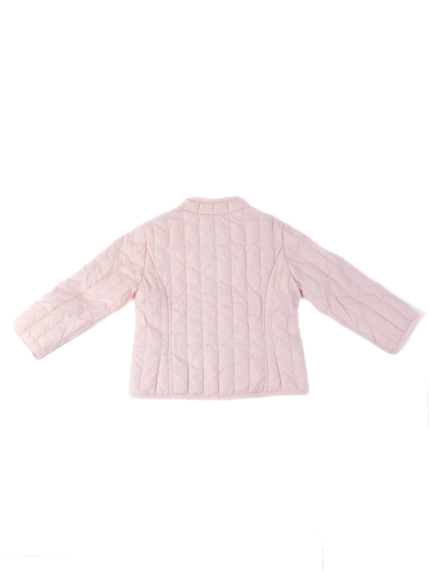 Excellent Moncler Kids Pink Quilted Jacket Size 2 - Nylon