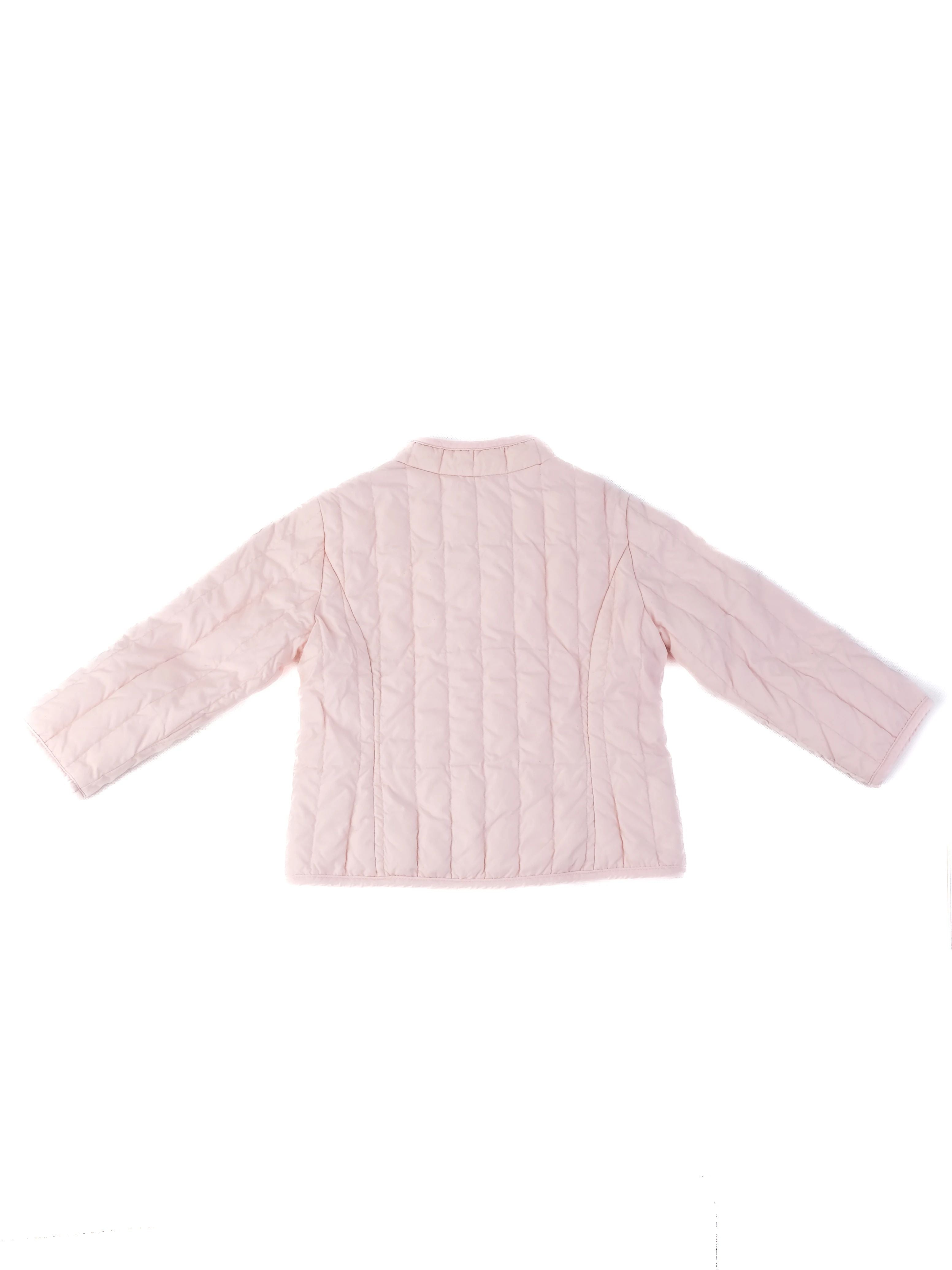 Excellent Moncler Kids Pink Quilted Jacket Size 2 - Nylon