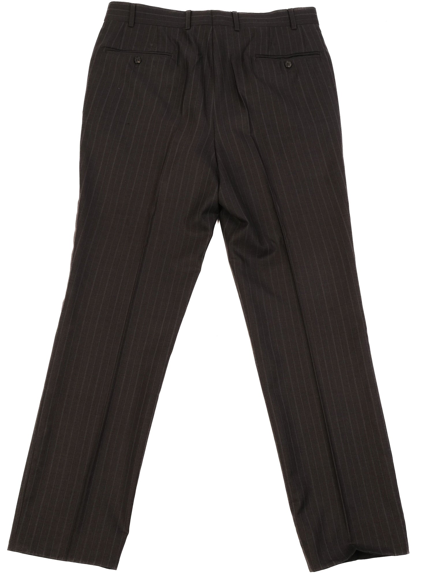 Excellent Ermenegildo Zegna Black Wool Suit Jacket Size L