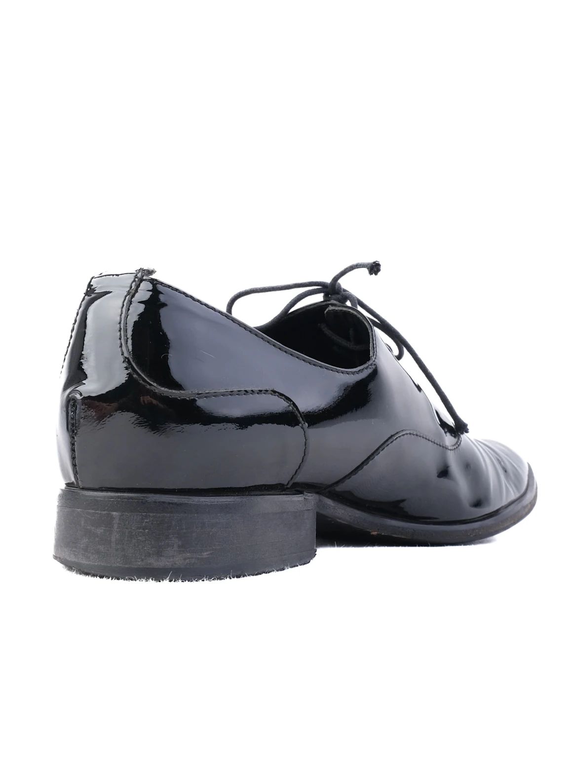 Excellent Marina Rinaldi Black Leather Dress Shoes Size 40