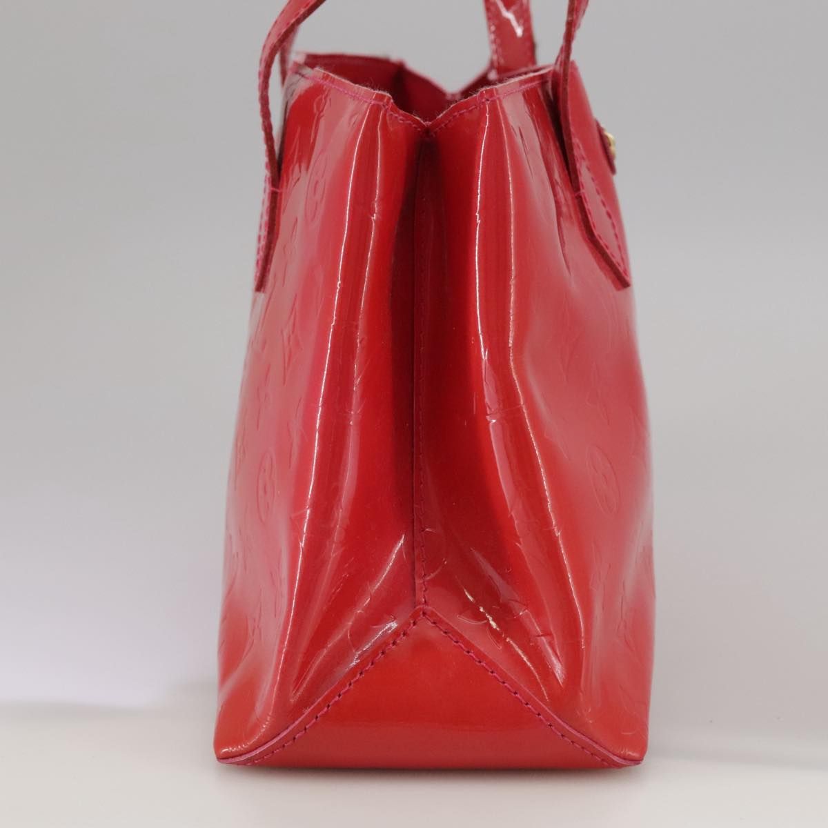 Louis Vuitton Vernis Wilshire Pm Hand Bag Rose Pop M 93643 Auth