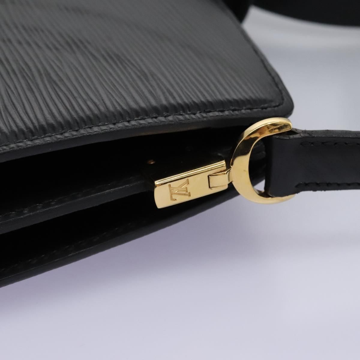 Louis Vuitton Epi Capuchin Shoulder Bag Black M 52342 Lv Auth