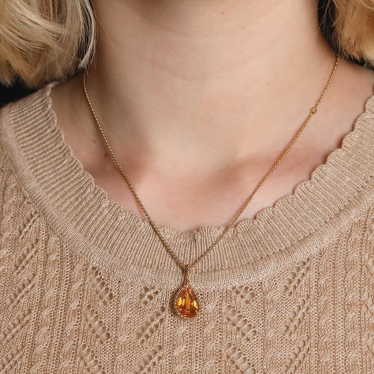 Boucheron Serpent Boheme citrines and gold necklace