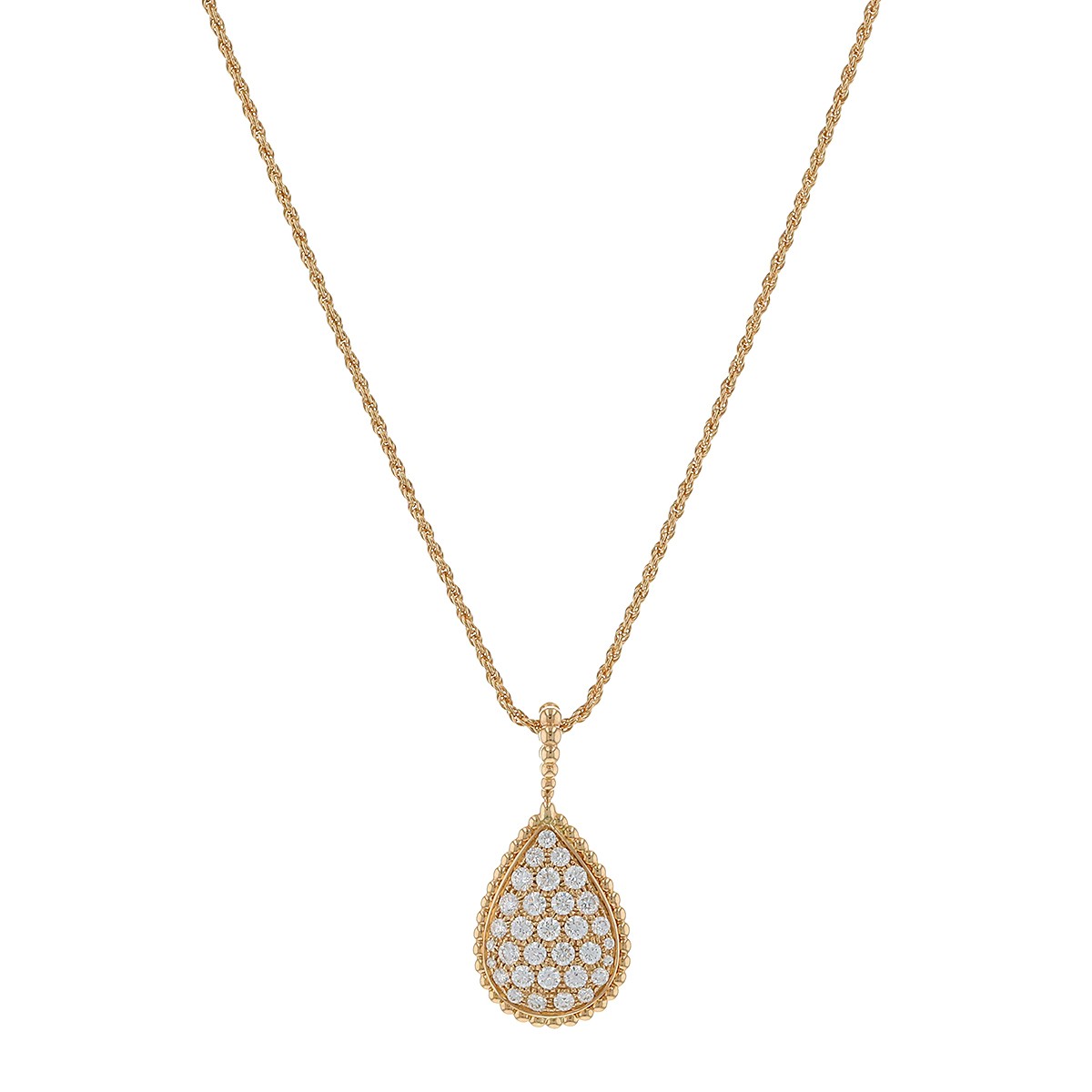 Boucheron Serpent Boheme diamonds and gold necklace