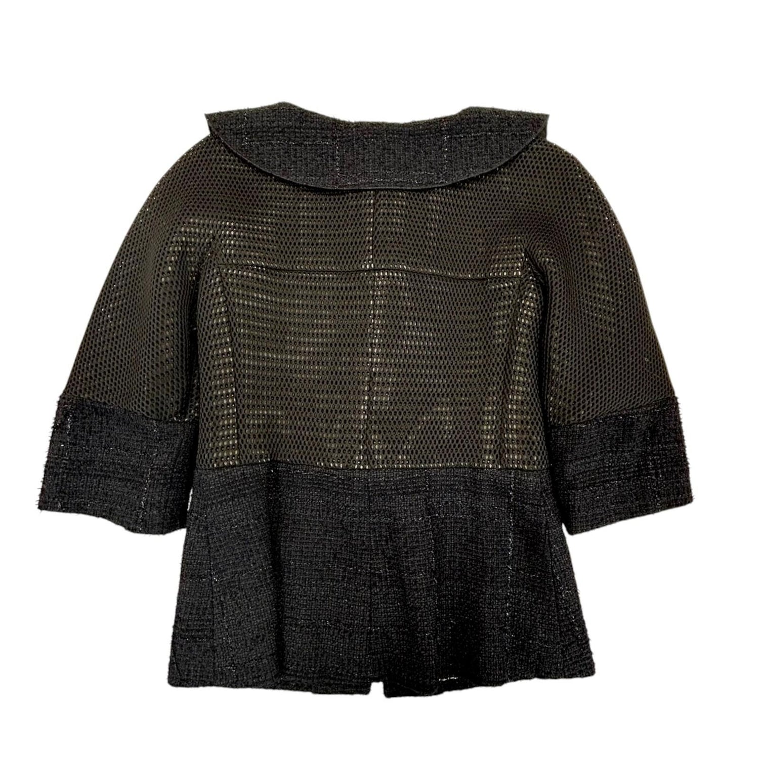 Chanel Jacket Skirt Setup P 45896w 05279 Nylon Black 34 Cc Coco