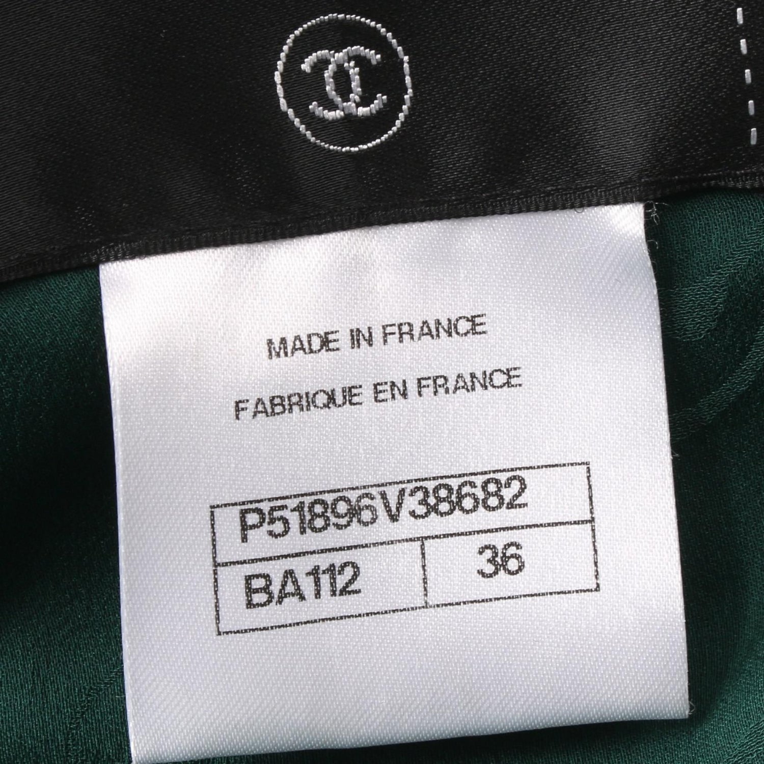 Chanel Green Coco Mark Button Other Jackets Wool P 51896v 38682