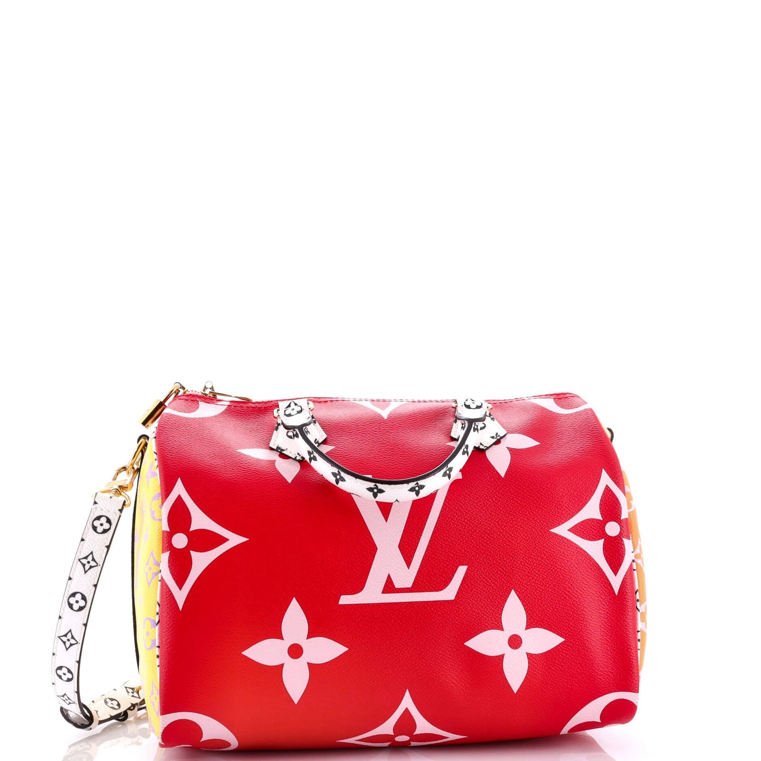 Louis Vuitton Speedy Bandouliere Bag Limited Edition Colored Monogram Giant 30
