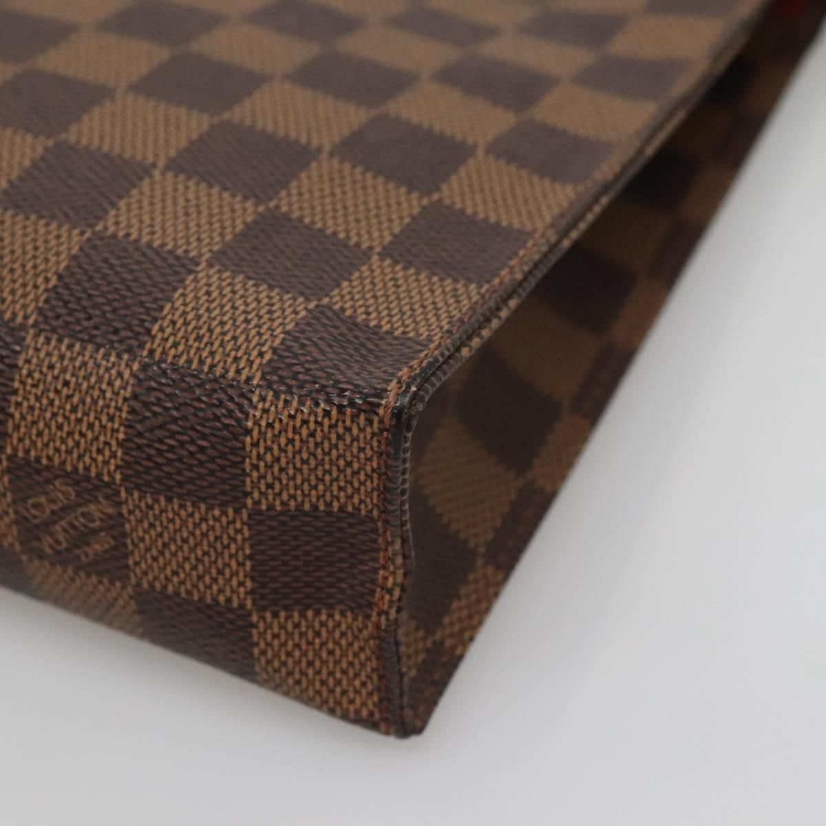Louis Vuitton Damier Ebene Poche Toilette 26 Pouch N 47543 Lv Auth