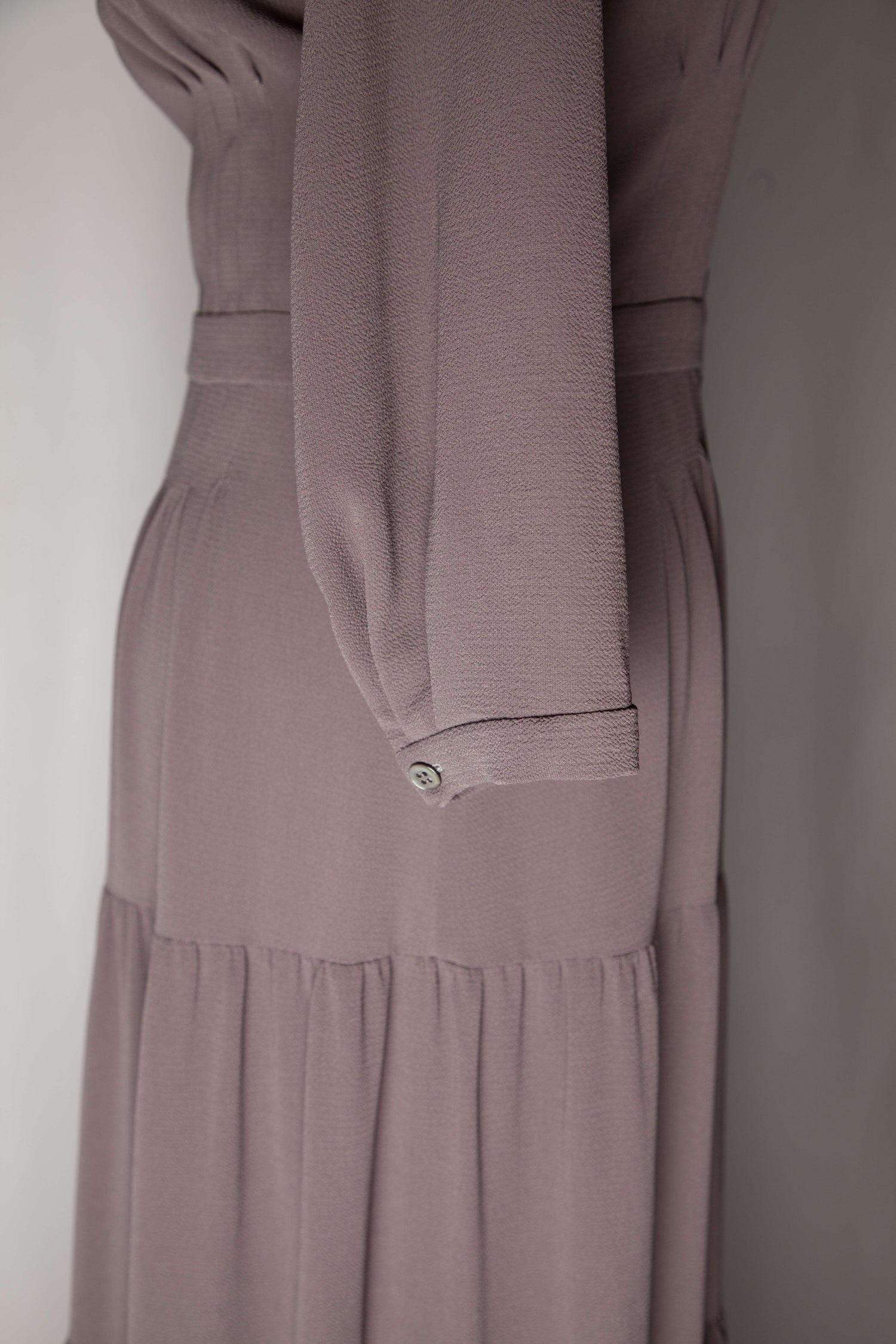 Like Yana Gray Viscose Dress Excellent Condition Size S