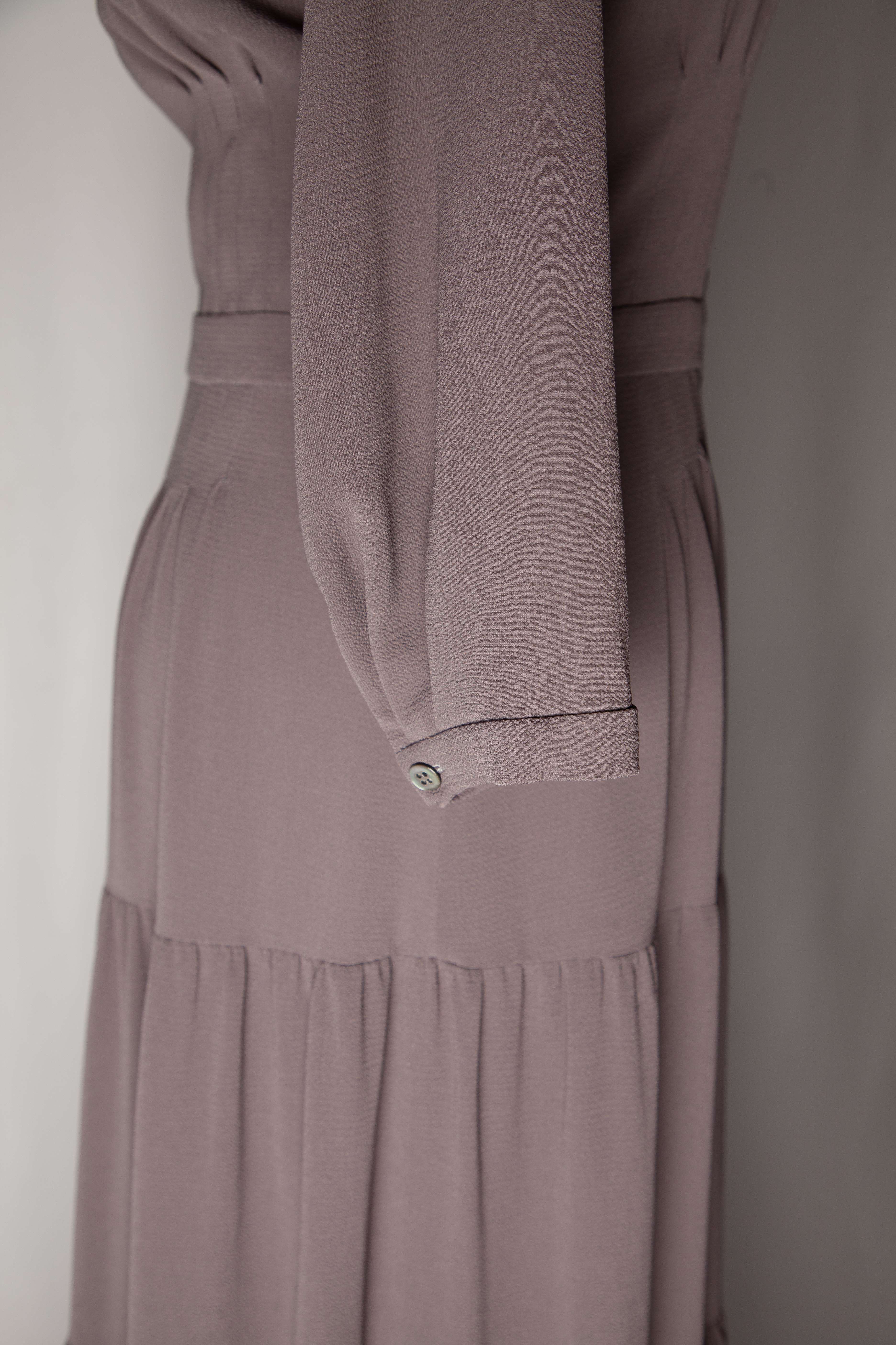 Like Yana Gray Viscose Dress Excellent Condition Size S