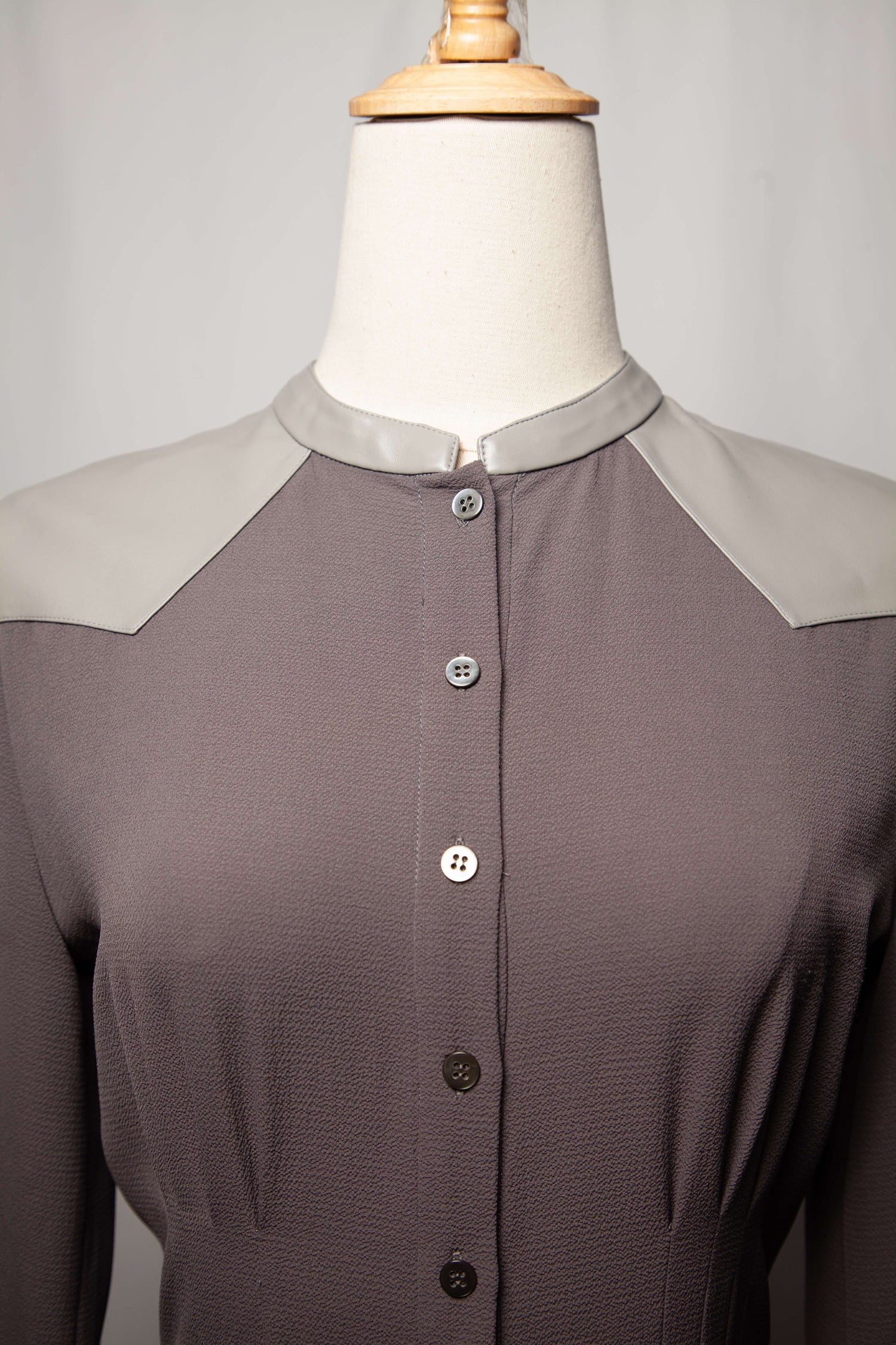 Like Yana Gray Viscose Dress Excellent Condition Size S