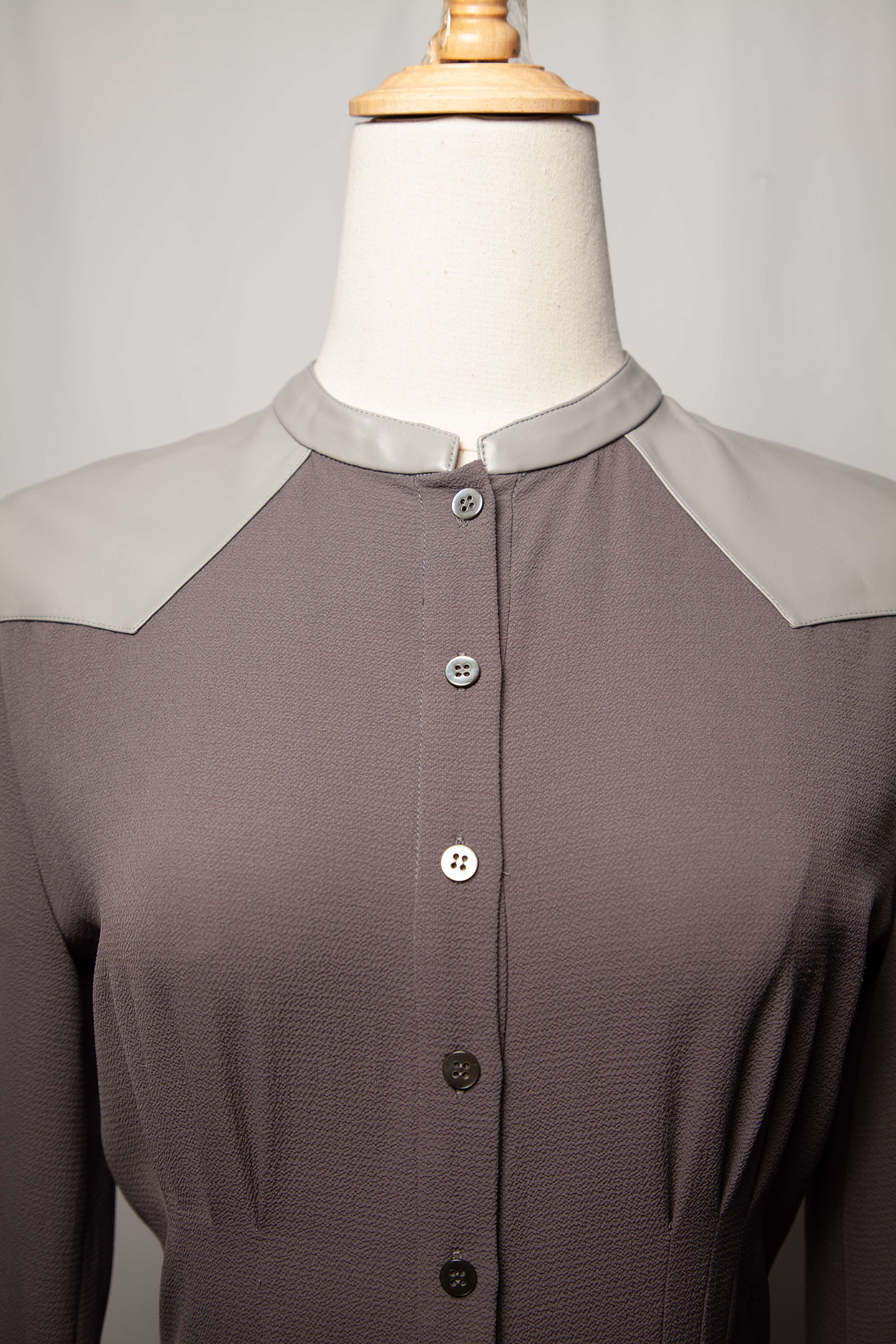 Like Yana Gray Viscose Dress Excellent Condition Size S