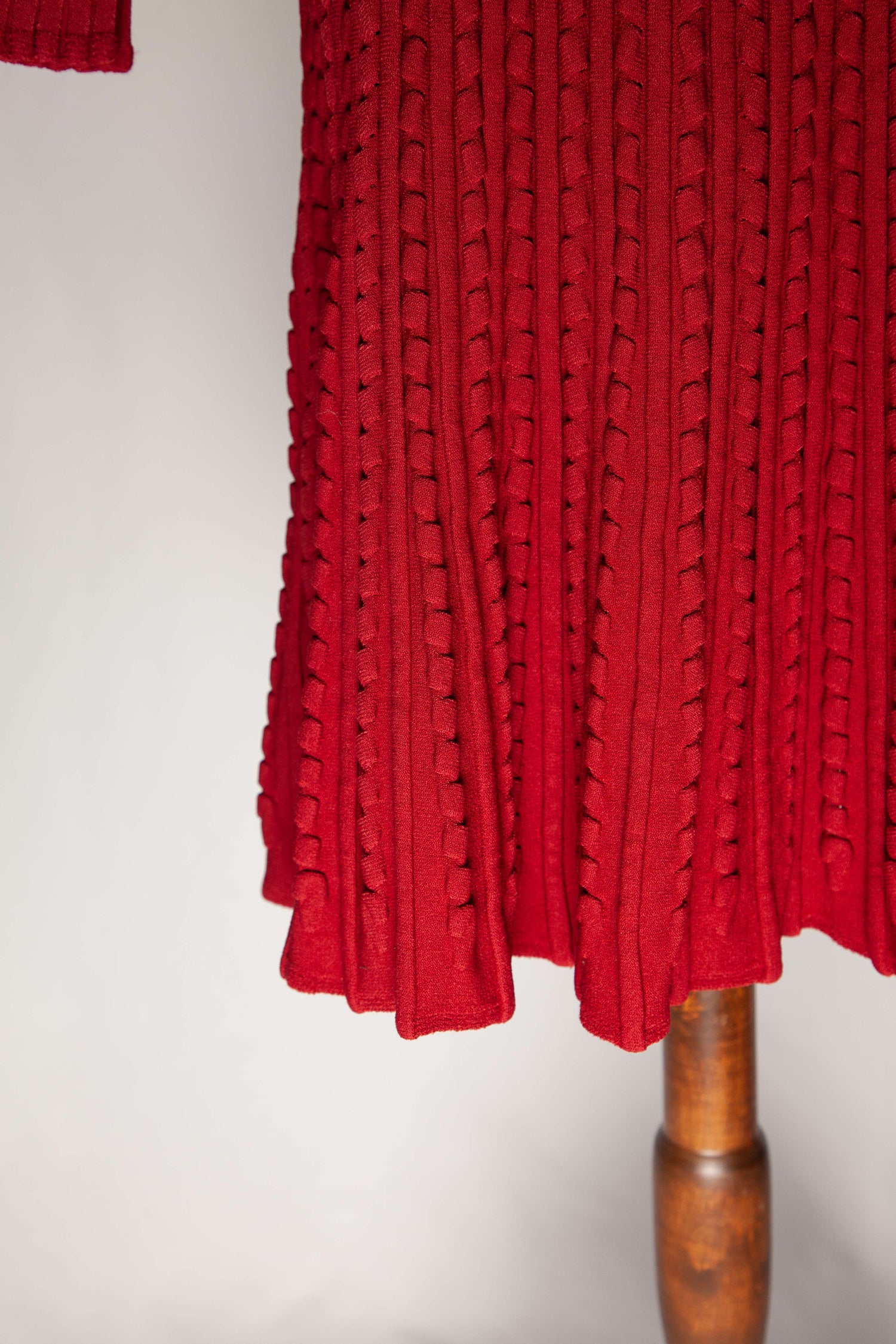 Excellent Fendi Red Knitted Dress Size S Women
