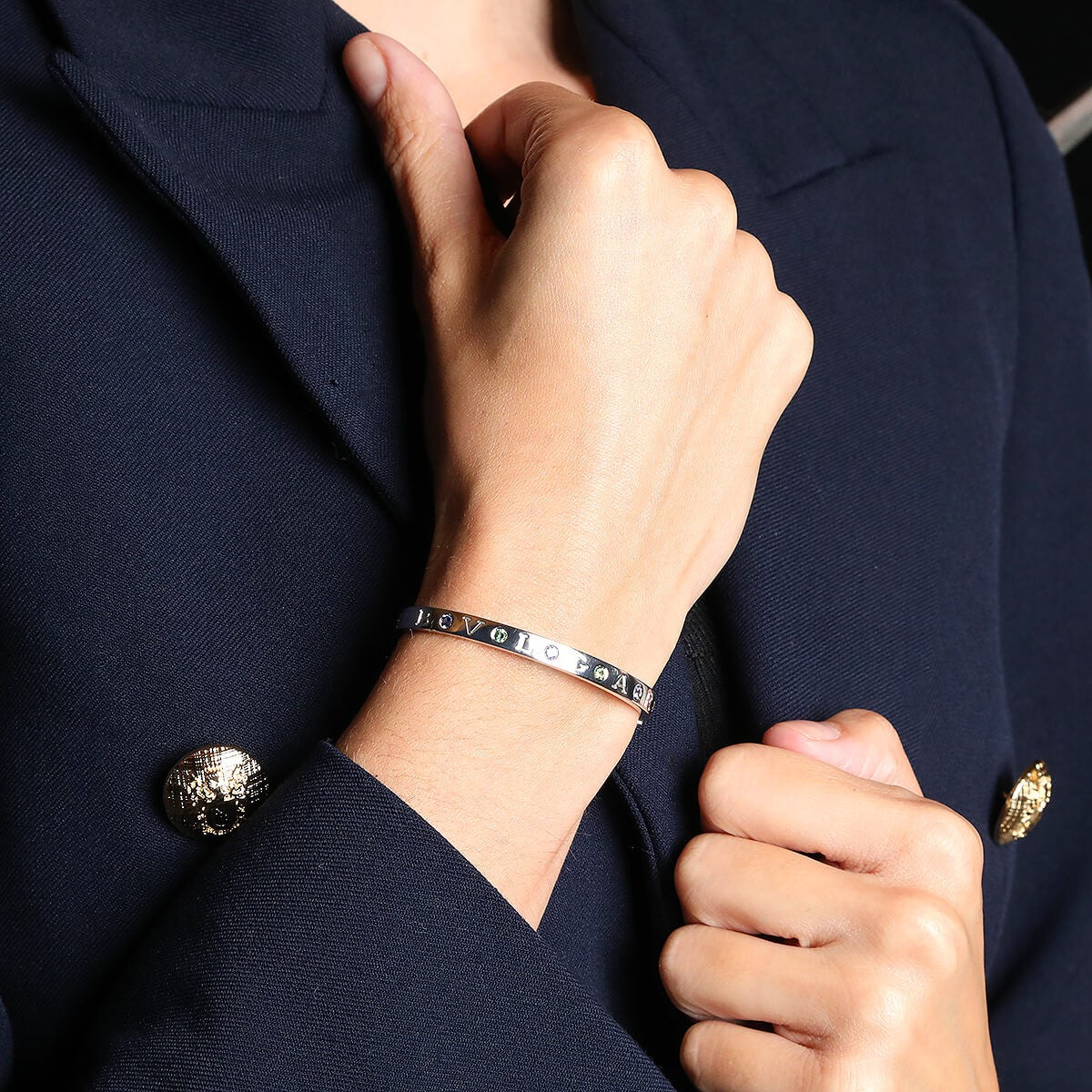 Bulgari Bulgari Bulgari Roman Sorbet sapphires, tsavorite garnets and gold bracelet
