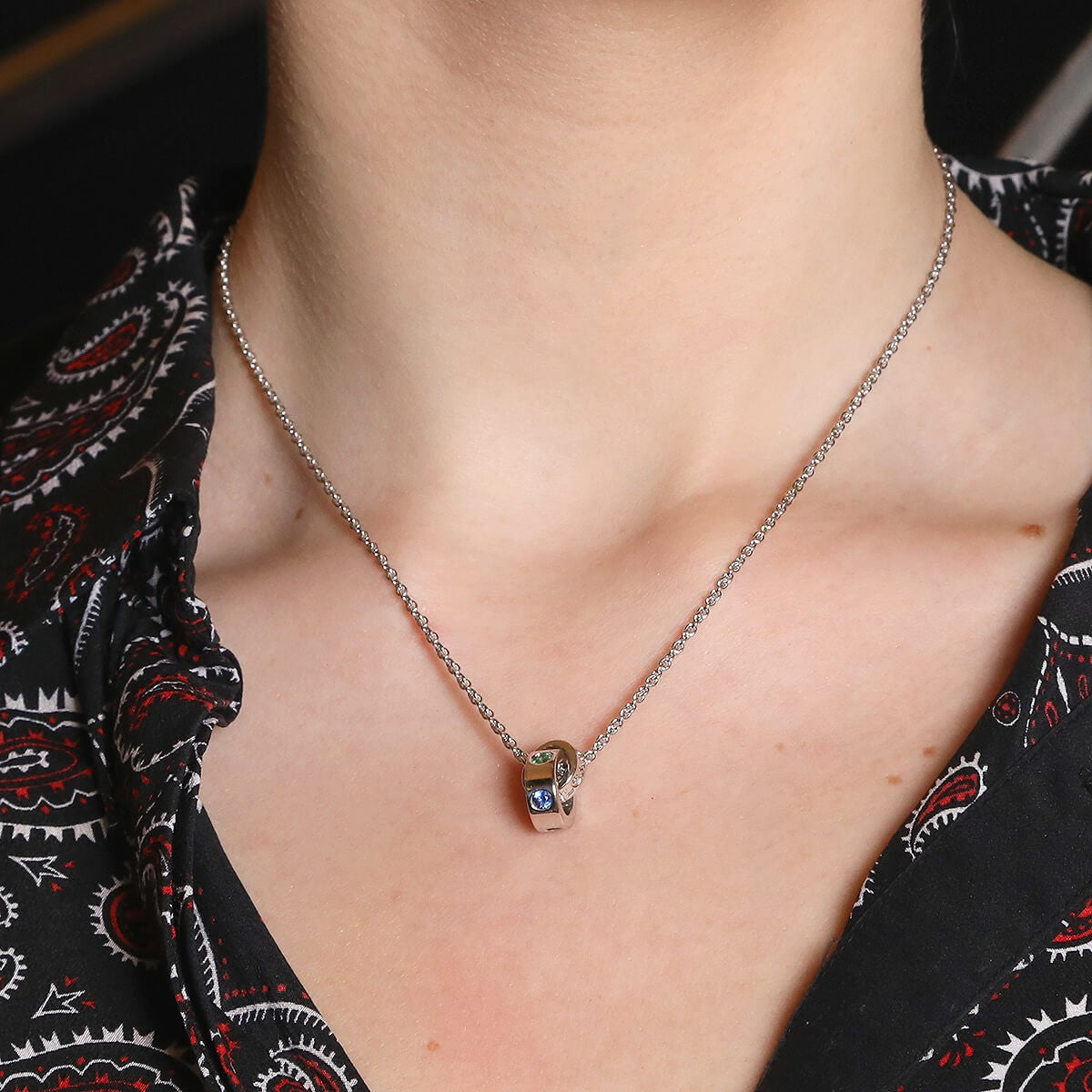 Bulgari Bulgari sapphires, garnets and gold necklace